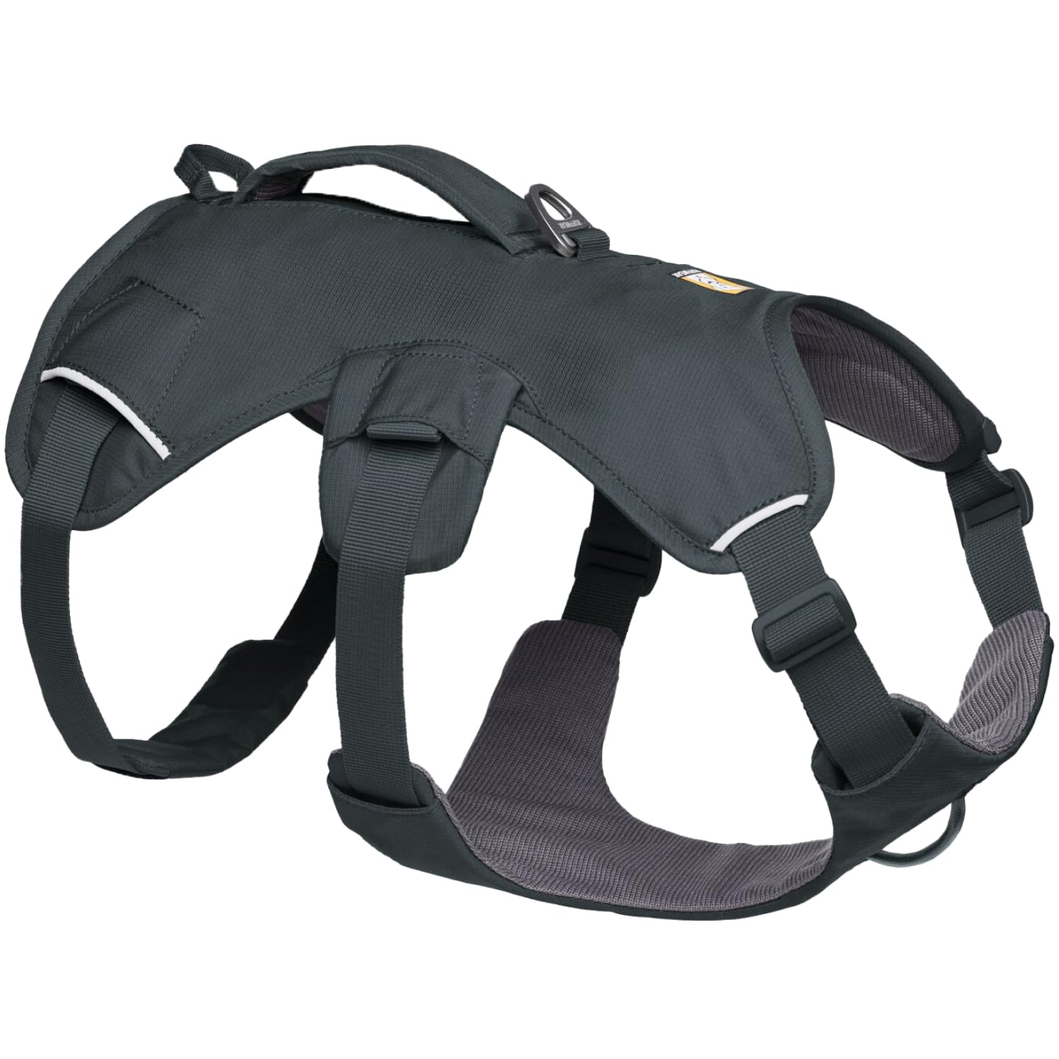 Ruffwear, Web Master, Multi-Use Support Dog Harness, Hiking and Trail Running, Service and Working, Everyday Wear, Basalt Gray, 