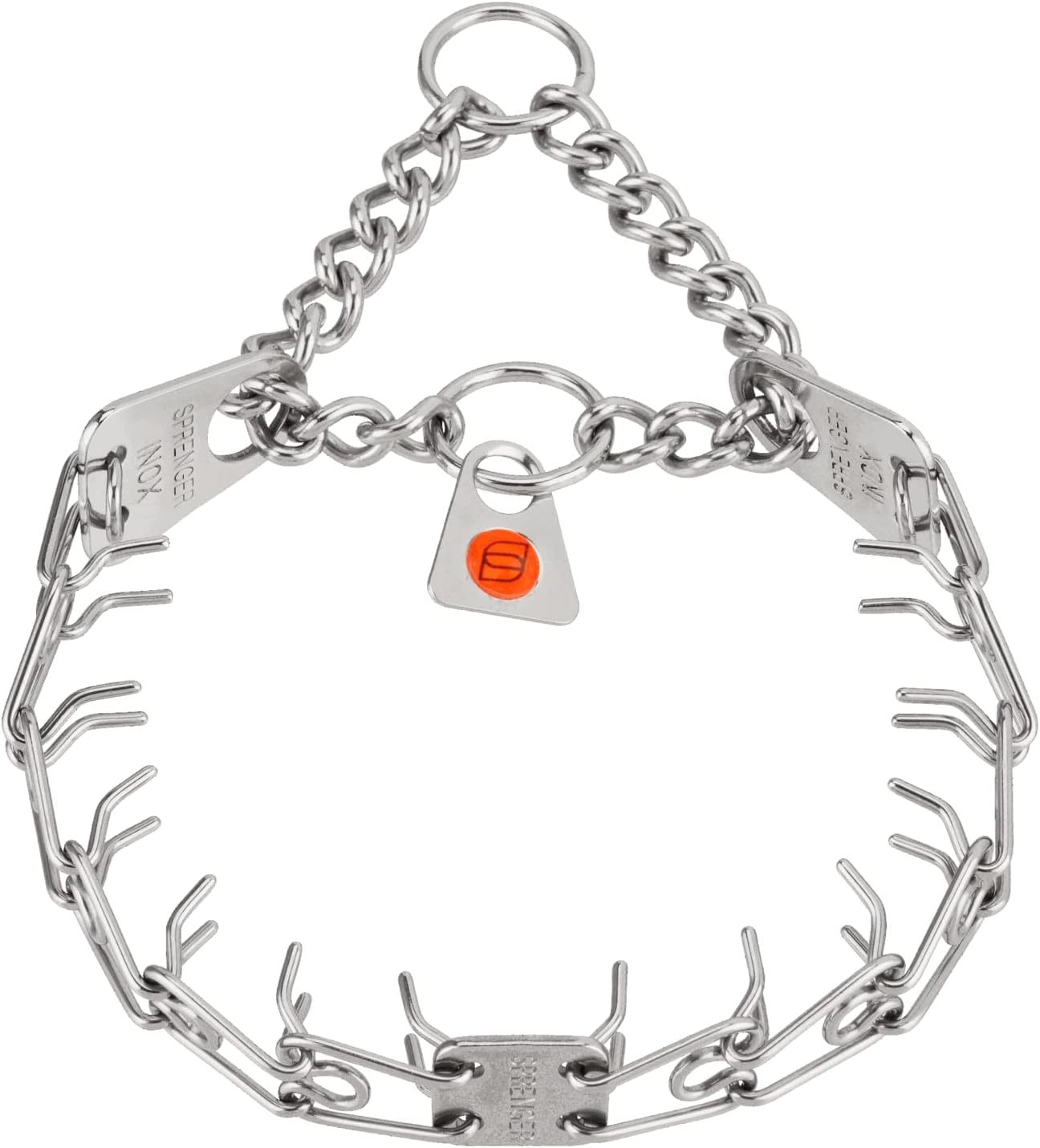 Herm Sprenger Prong Collar For Dog Training | Micro Prong Stainless Steel Ultra-Plus Dog Collar | Assembly Chain Training Collar For Smaller Dogs | Made In Germany - (1.5 Mm, (Neck Size Upto 9.5'))