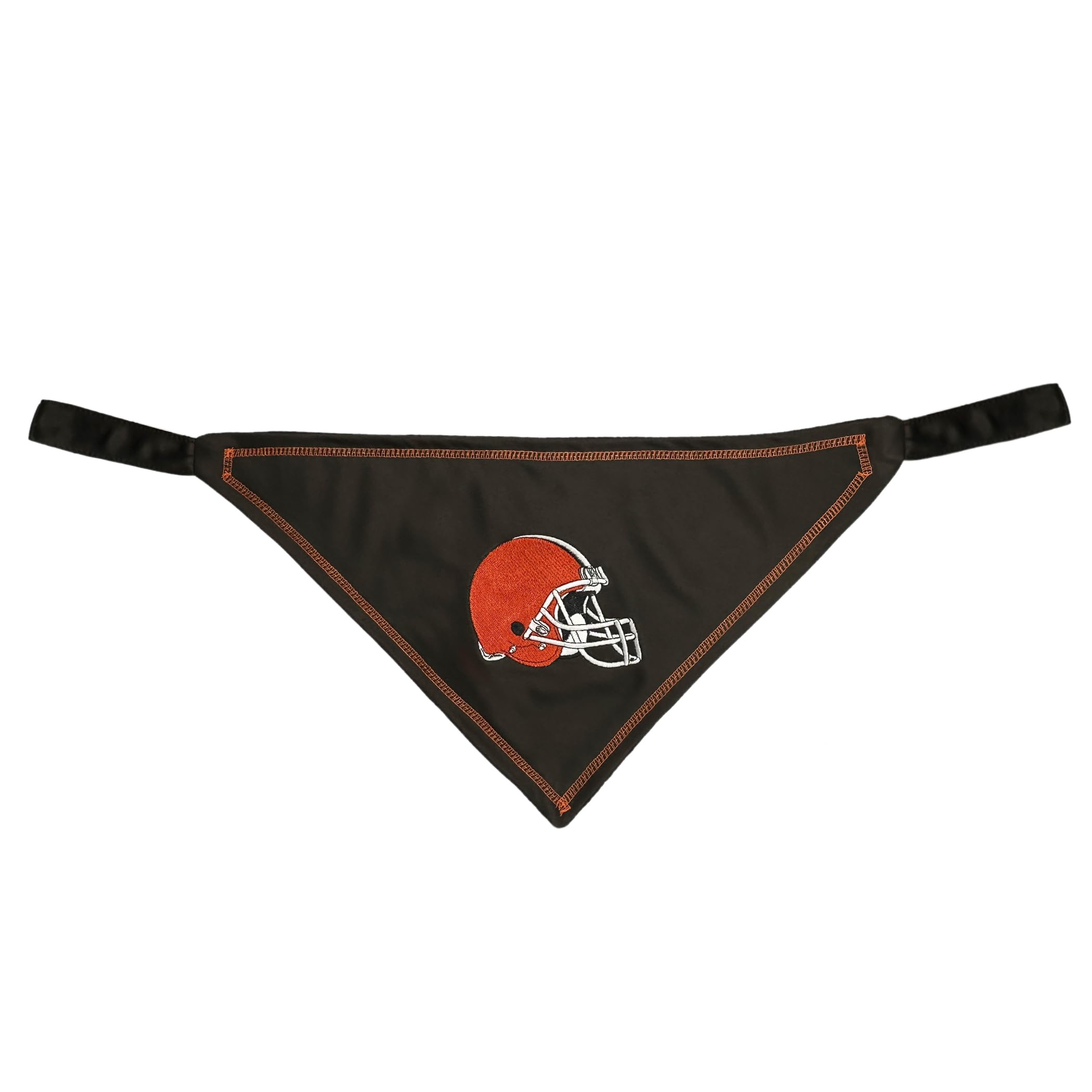 Pets First Nfl Cleveland Browns Tie Bandana, Size Large/X-Large. Dog Bandana Scarf Bib For Pet Cat Dog. The Ultimate Game-Day, P