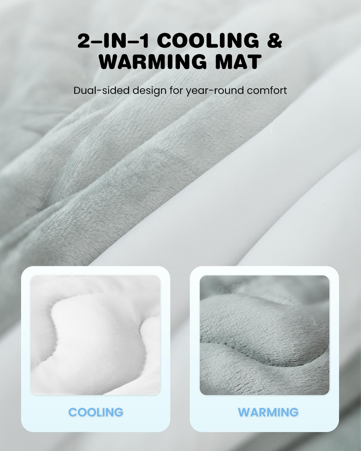 Homcolorful Cooling Mat For Large Dogs Q-Max > 0.5, 36' X 23' Thin Washable Pet Cooling Pad, Portable Kennel Puppy Bed For Sum