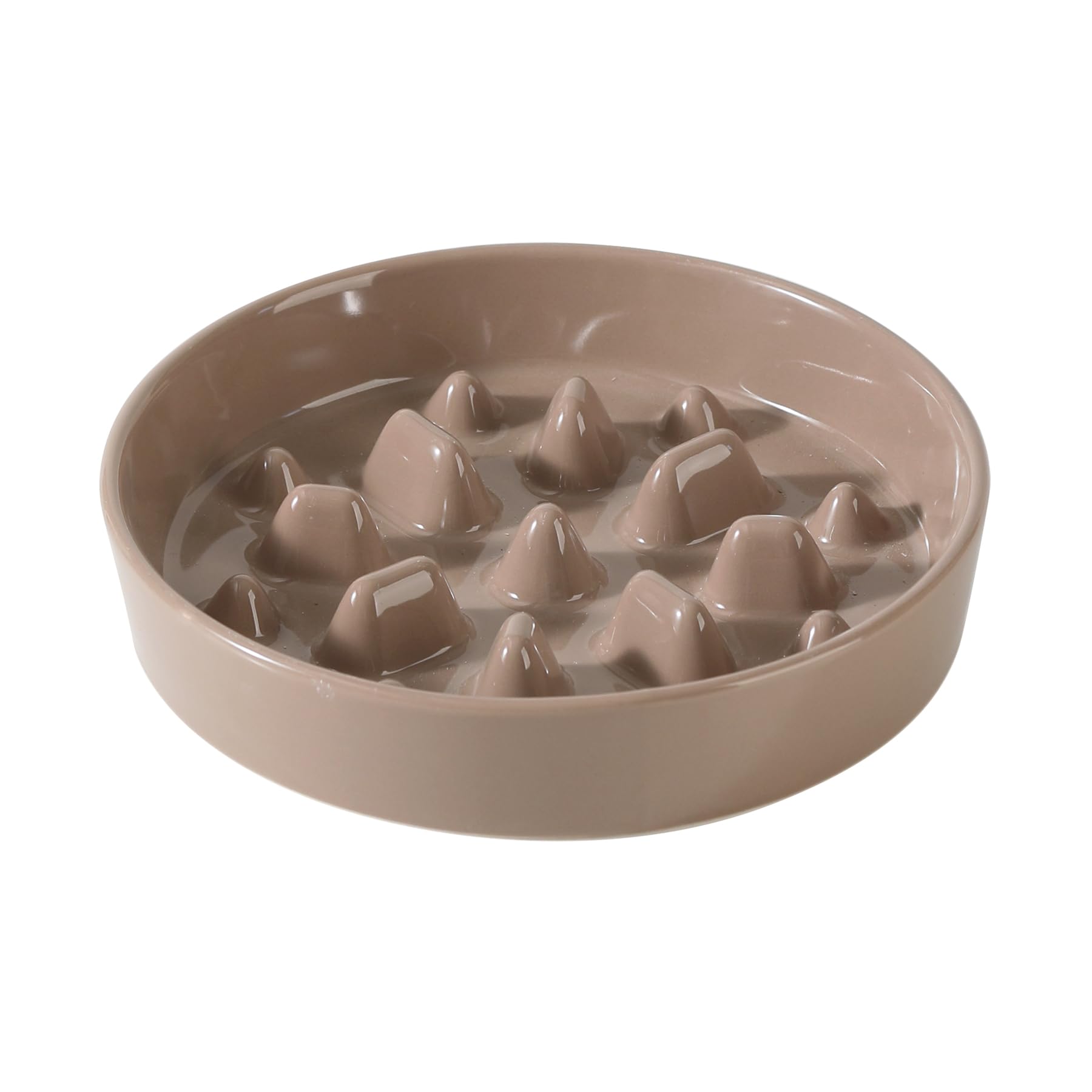 Havniva Ceramic 1.6 Cup Dog Bowl Slow Feeder, 8.2 inch Slow Pet Food Dish for Medium and Large Dog, Stop Bloat, Preventing Choki