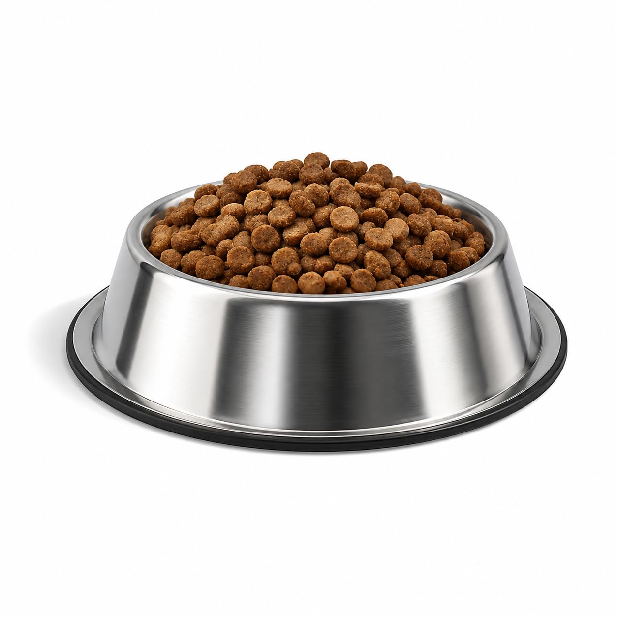 Zigly Lifestyle Stainless Steel Dog Feeding Bowl For Medium Breeds | Heavy Duty Rust Resistant Pet Food & Water Bowl | NonSlip 