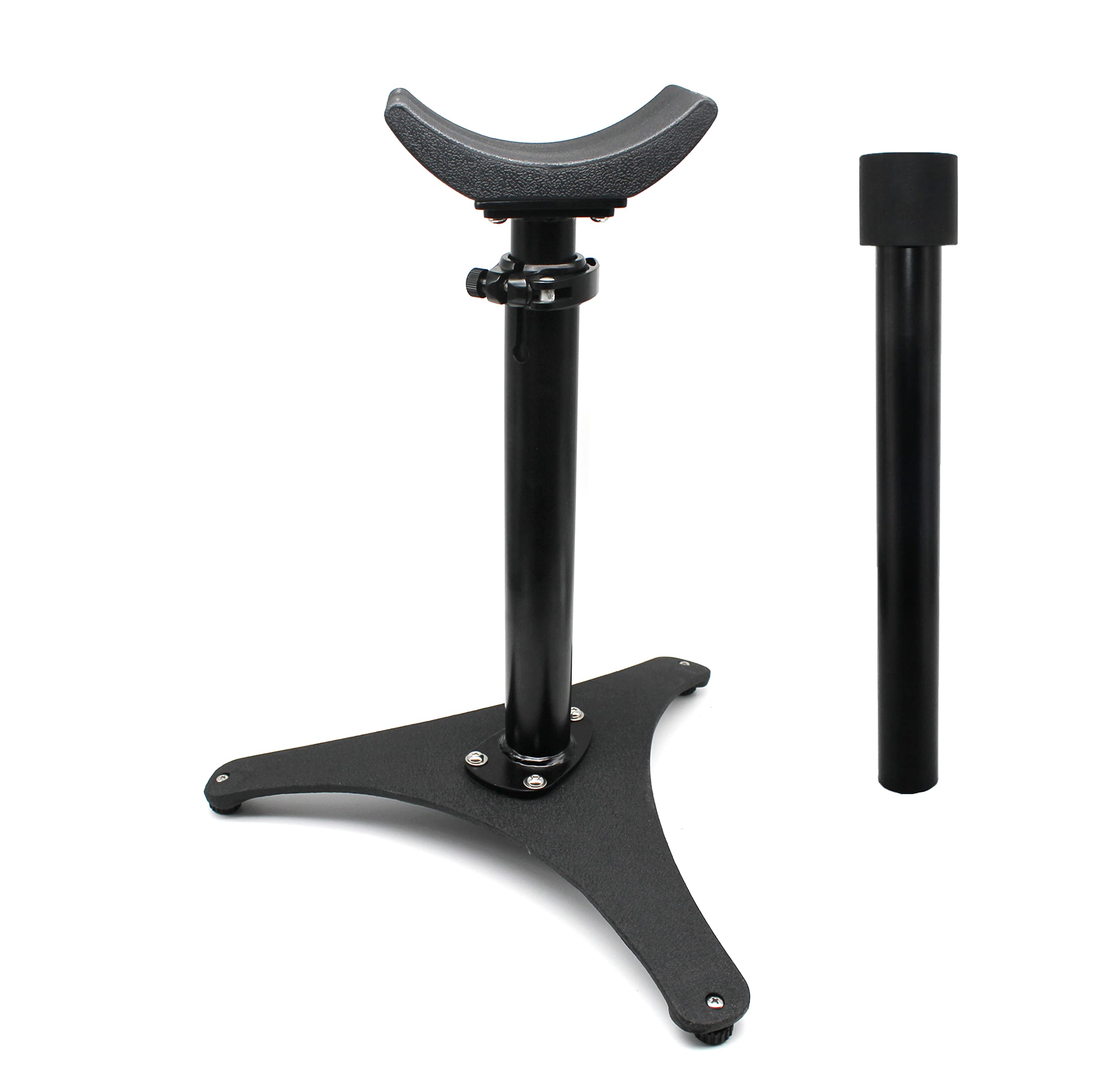 Homcare Metal Hoof Stand With Adjustable Height Hoof Jack Farrier Stand Horse Hoof Stand,Black