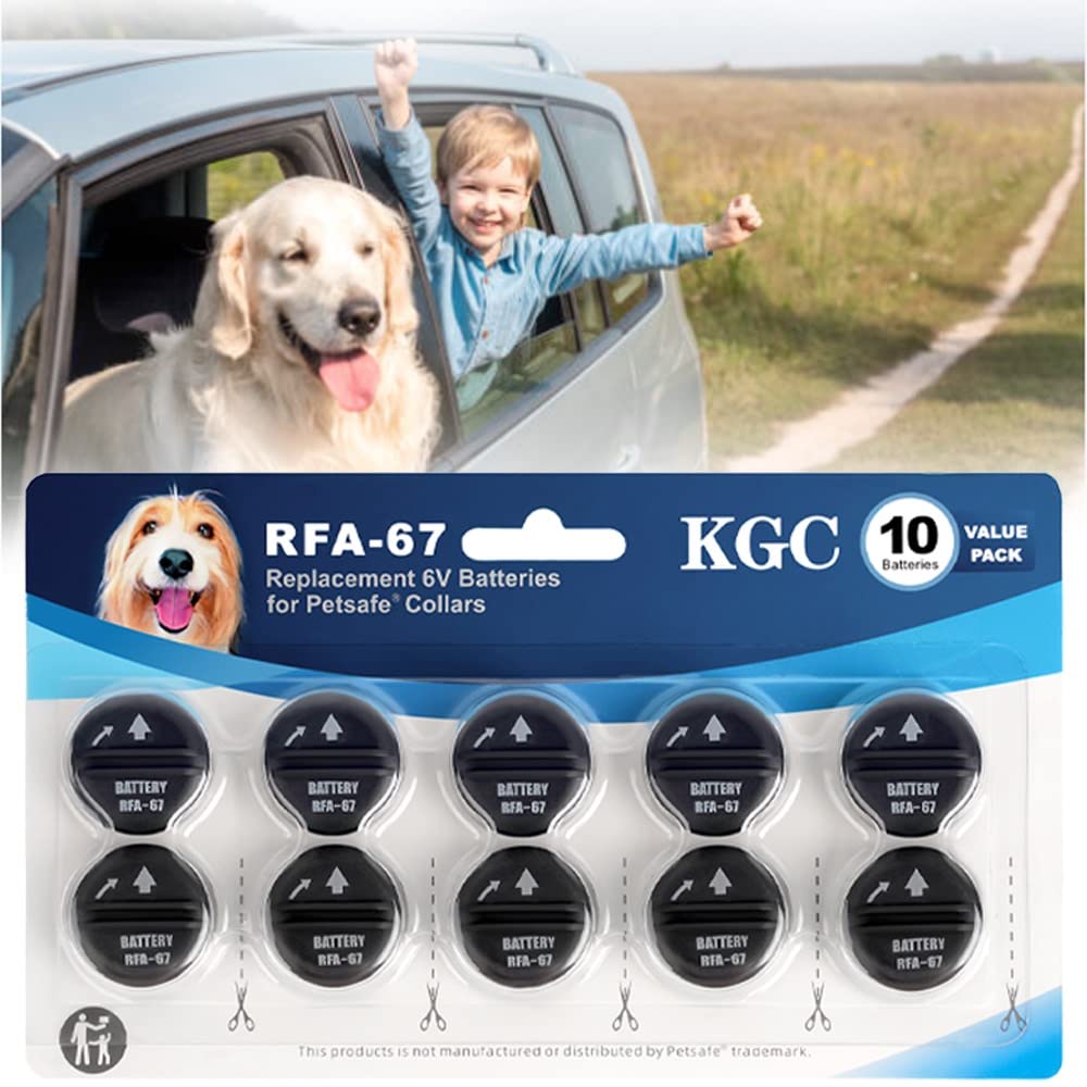 Kgc Rfa-67 6 Volt Replacement Dog Collar Batteries, Ultra Fit Pif-300 Rf300 Pif-275-19 Prf-3004W Pul-250 Pul-275 Pig00-13661 Pbc