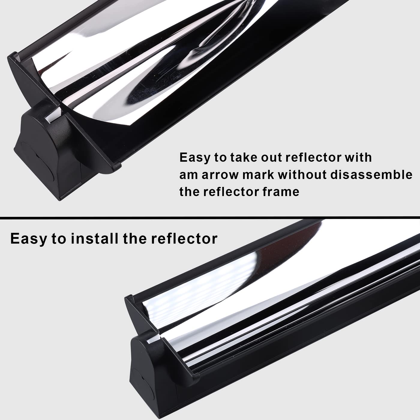 Aiicioo T5 Uvb Lighting Combo Kit 54W - T5 Reptile Light Fixture And 5.0 Uvb Light Bulb For Bearded Dragon Leopard Gecko (46Inch