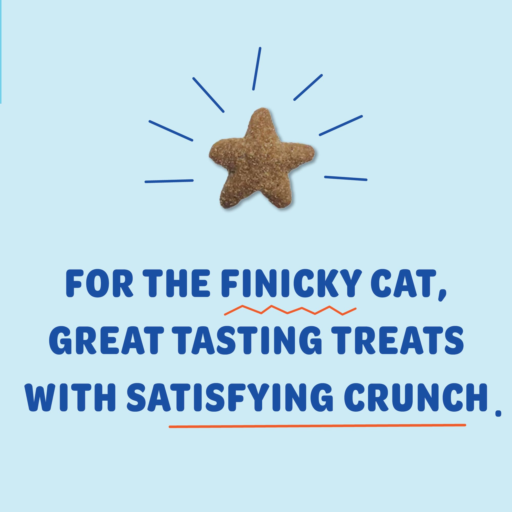 Shameless Pets Crunchy Cat Treats - Kitty Treats for Cats with Skin & Coat Support, Natural Ingredients Kitten Treats with Real