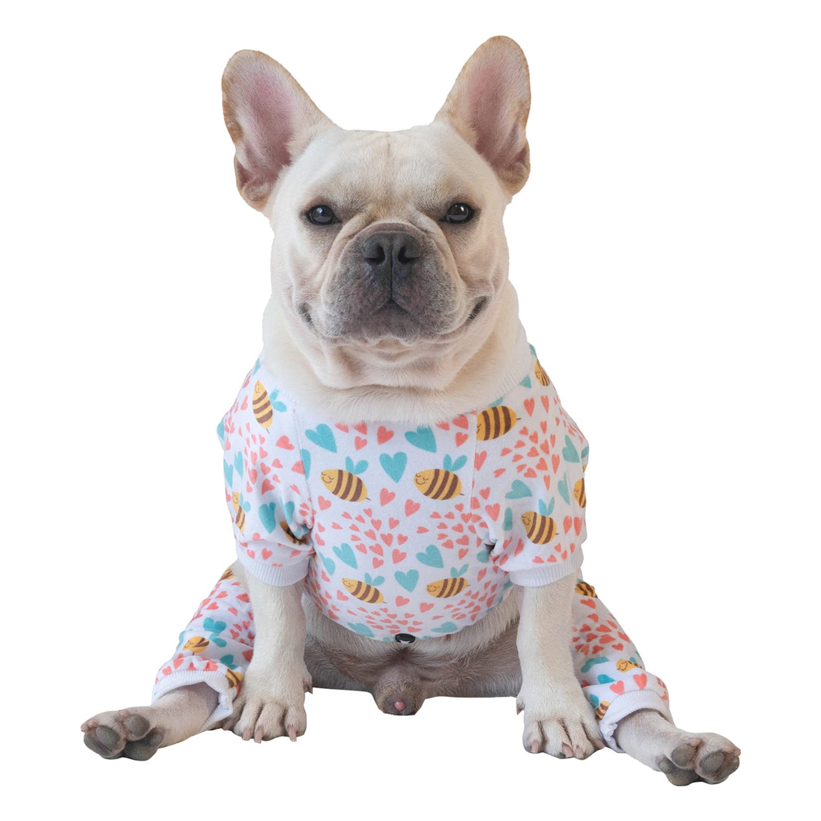 Cutebone Dog Pajamas Clothes P179M Medium