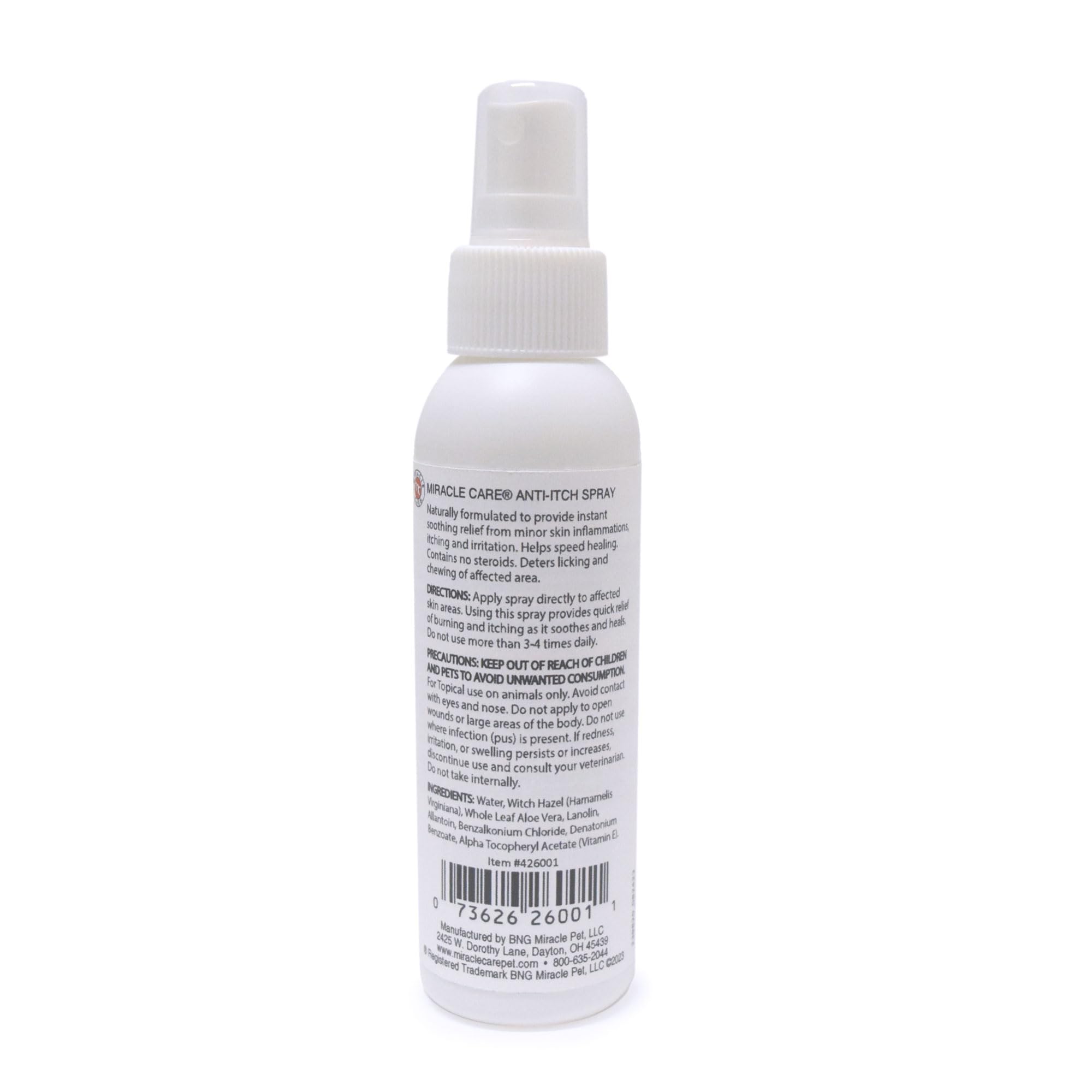 Miracle Care Anti-Itch Spray for Dogs and Cats