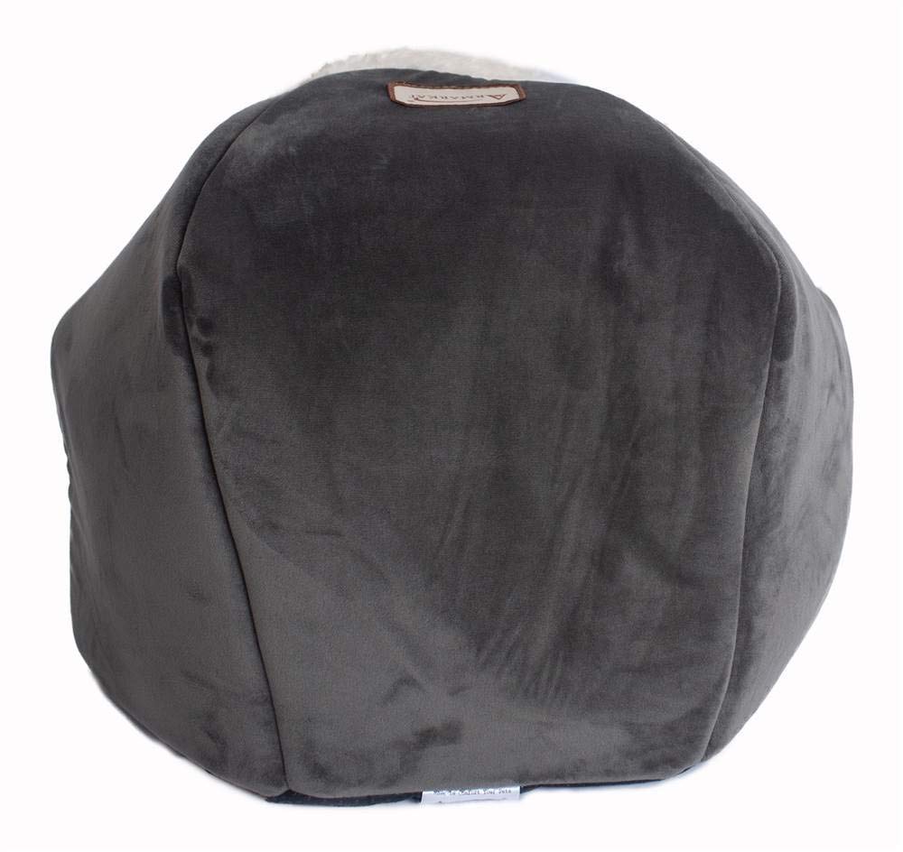 Armarkat Cat Bed Model C80CSH/MB Gray Velvet 18 x 18 x 14