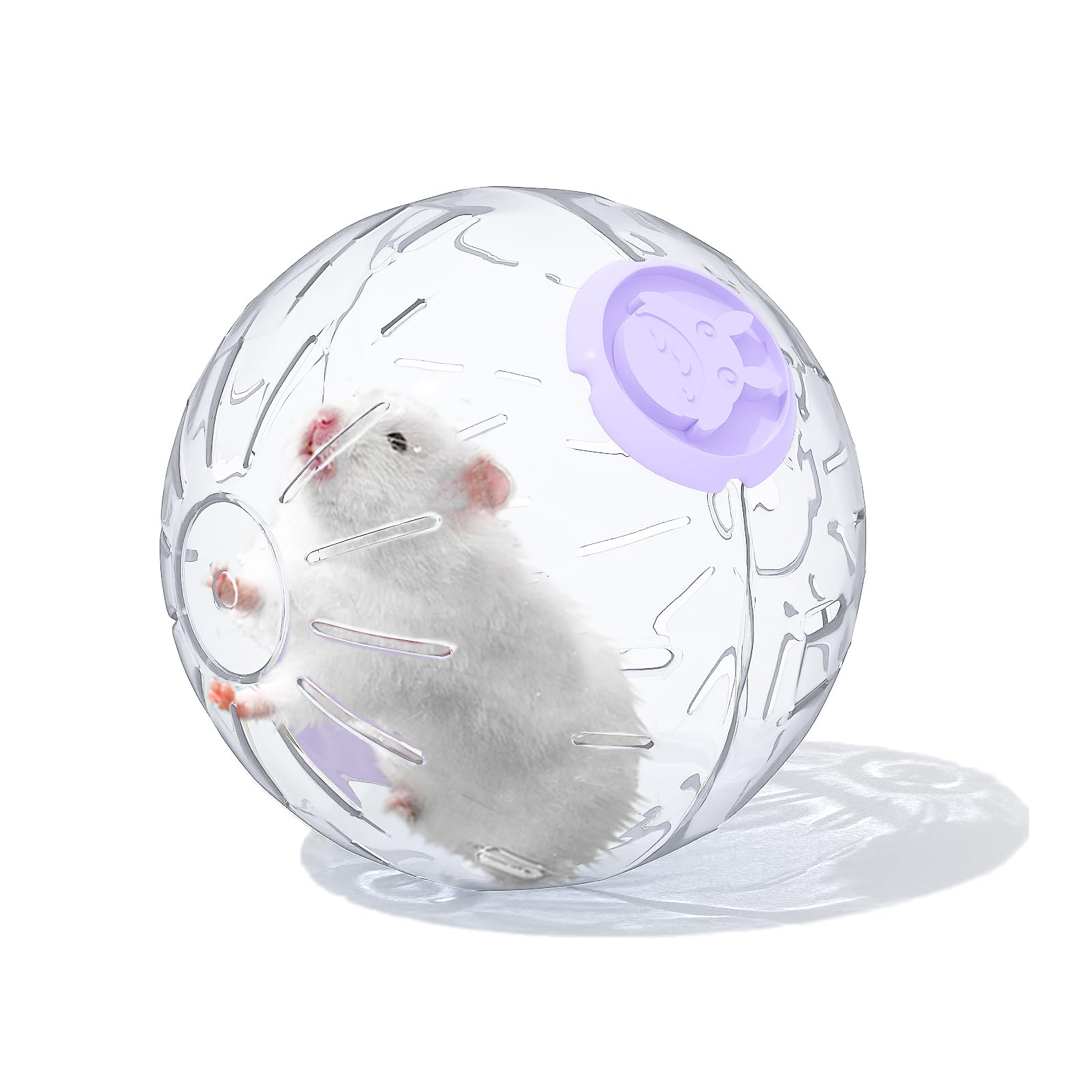 5.9 Inch Hamster Ball, Exercise Toys, Running Ball, Clear Plastic Balls, Large Space, Easy To Clean, Hamster Cage Accessories, F