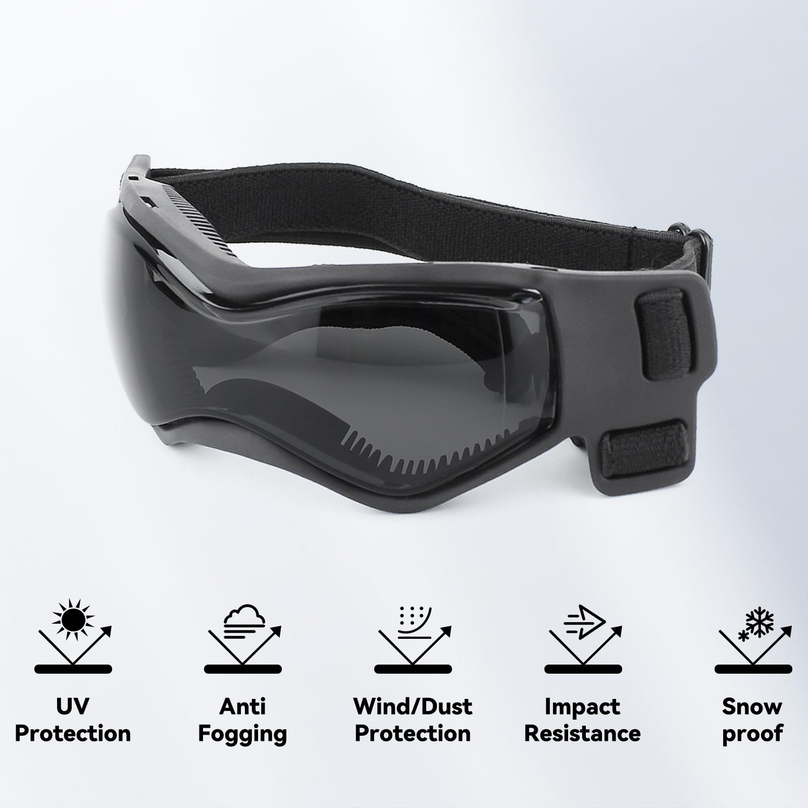 Enjoying Dog Sunglasses Small Breed, Uv Protection Dog Goggles Small Breed, Driving Puppy Eye Protection, Windproof Dustproof An