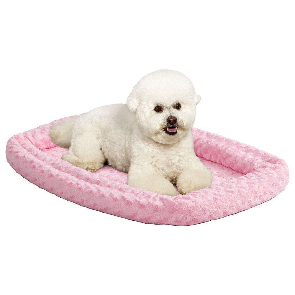 Midwest Homes For Pets Double Bolster Bed, 36'', Pink