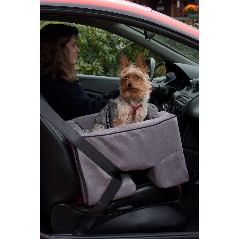 Pet Gear Lookout Booster Car Seat, Removable Comfort Pillow, Safety Tether Included, Installs In Seconds, No Tools Required, 4 Colors