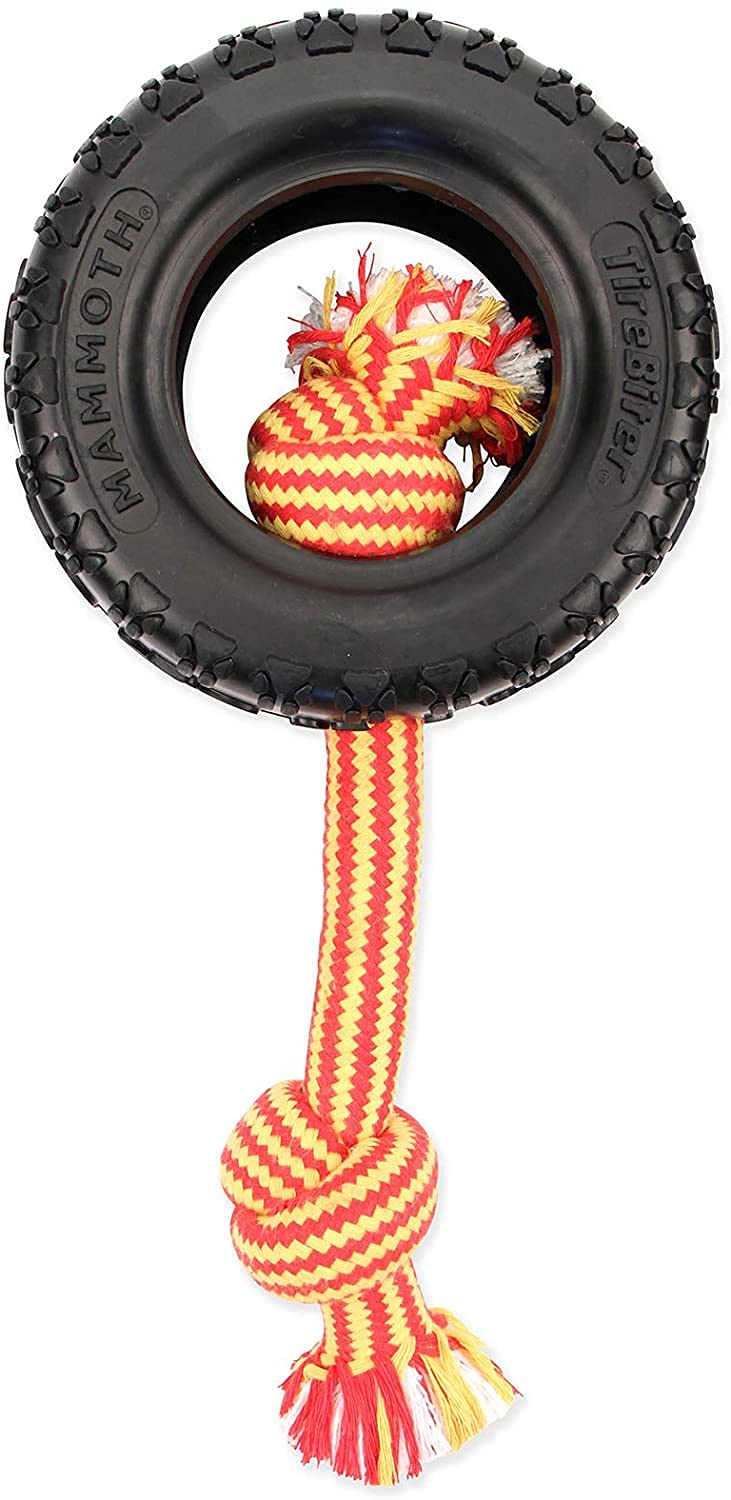 Mammoth Tirebiter Ii Rope Dog Toy 6' Long - Pack Of 4