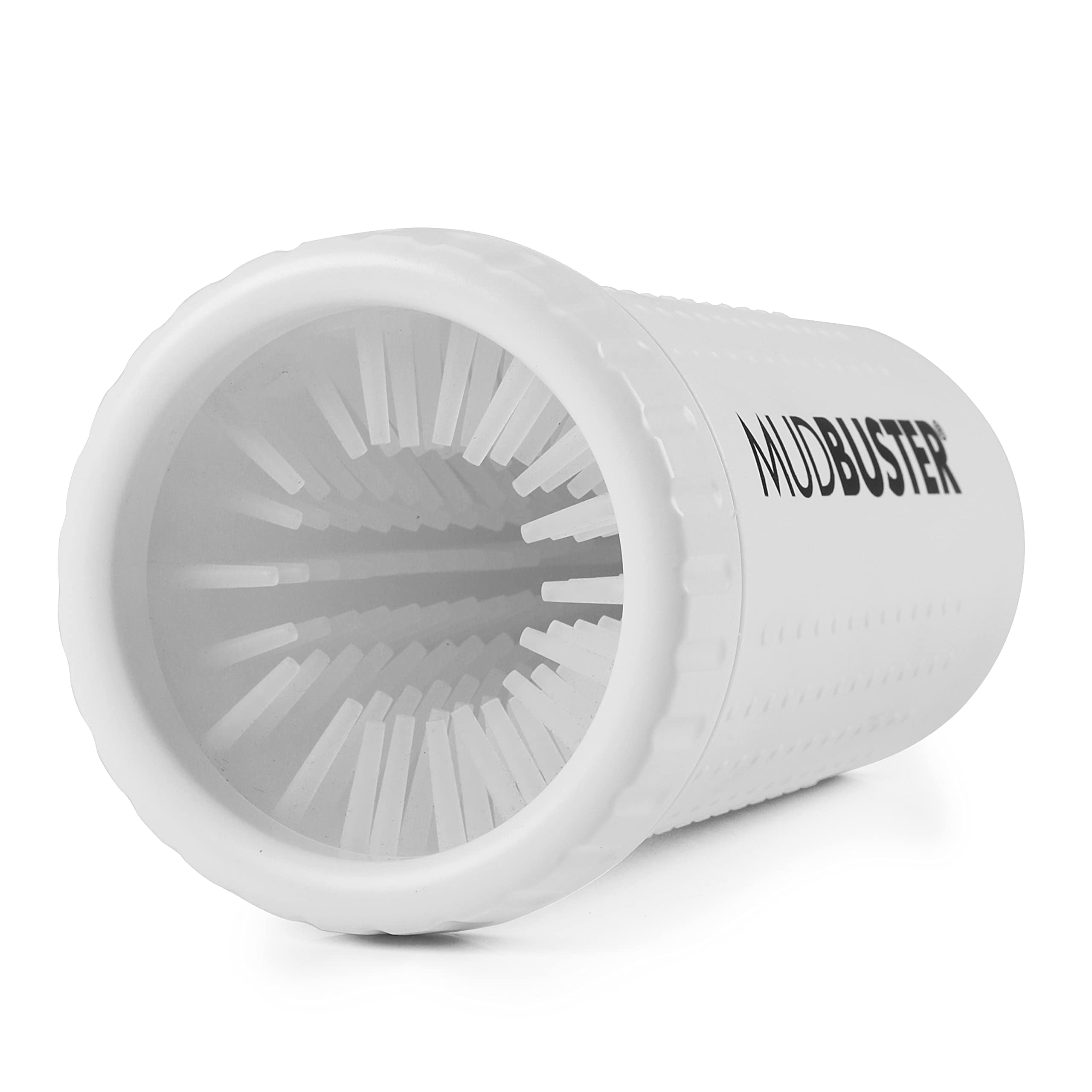 Dexas Mudbuster Portable Dog Paw Washer/Paw Cleaner, Large, Bright White- Special Edition (Pw72032-22Wp)