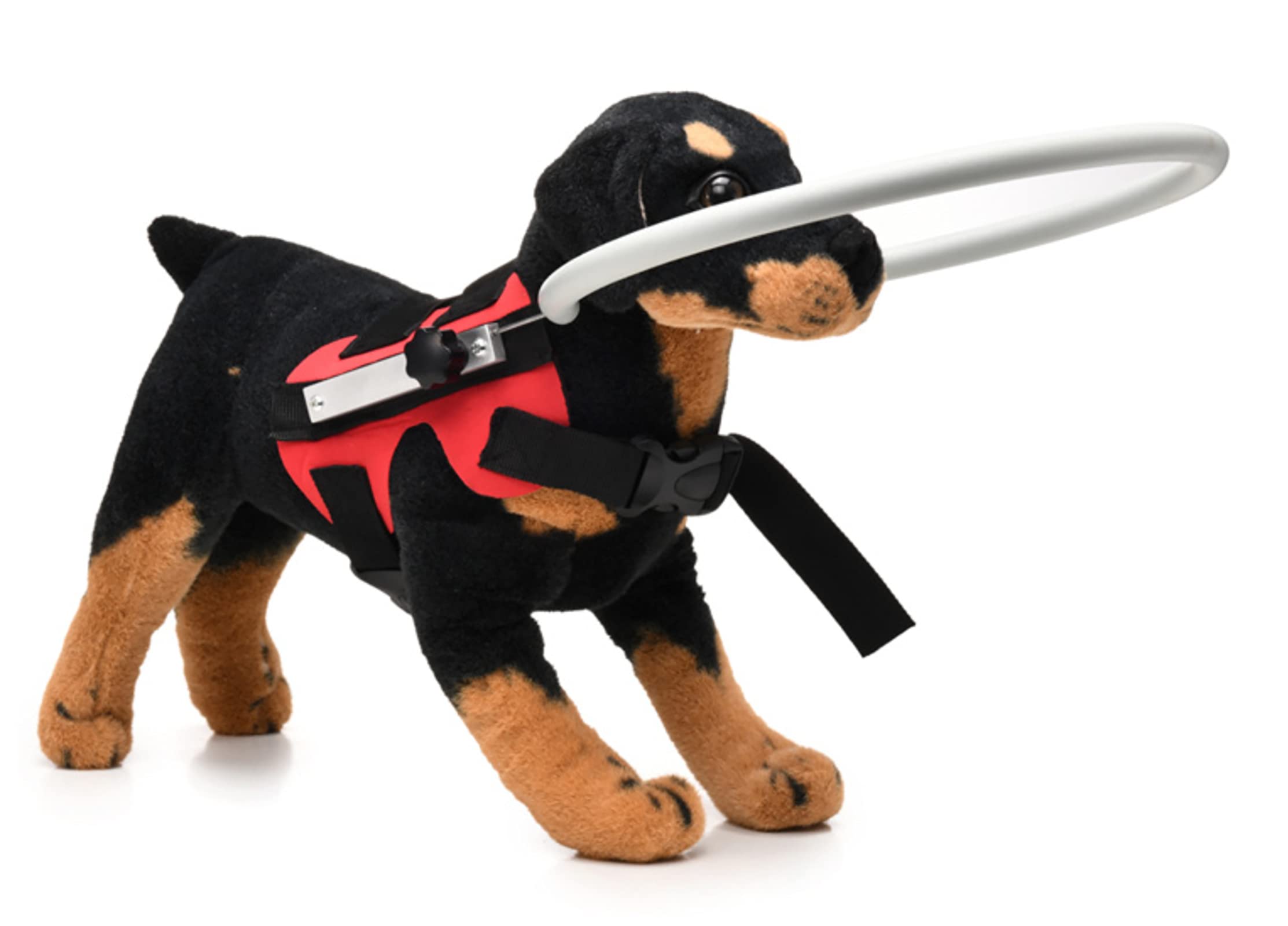 Gabefish Ring Harness For Blind Dog, Lightweight Blind Ring For Pets, Blind Dog Bumper, Bump Guard For Blind Dogs Red Small