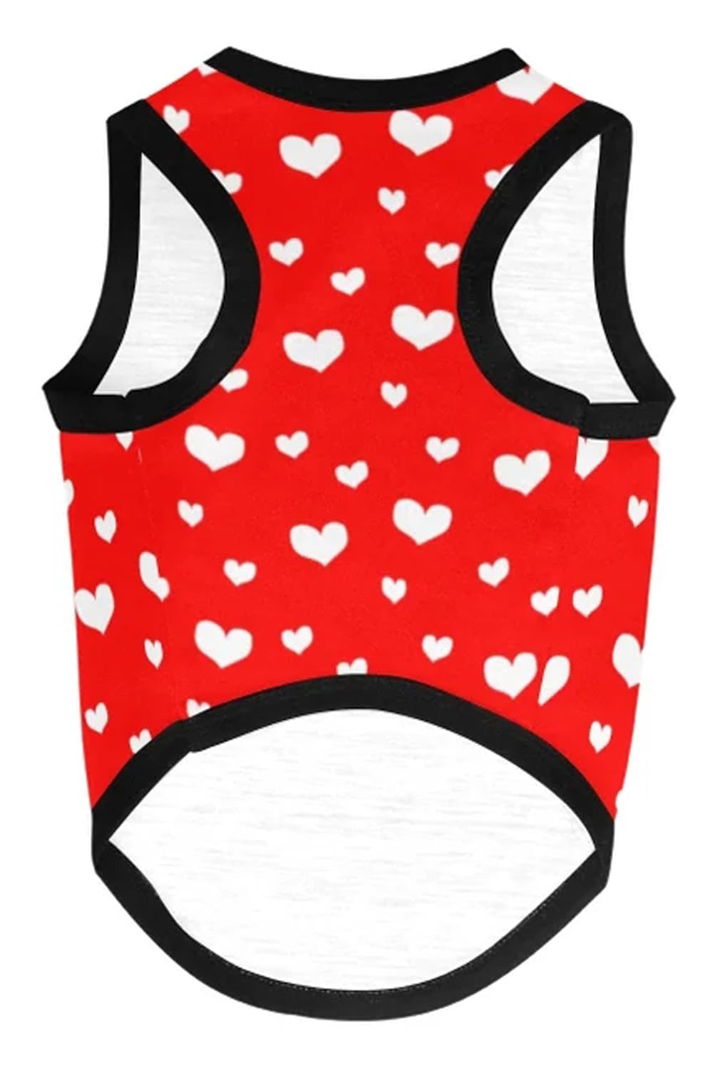 Dog Shirts Heart Graphic Small Large Dog Clothes Puppy Vest Gift For Dog Valentine'S Mother Day Apparel Shirt(Red05,Large)
