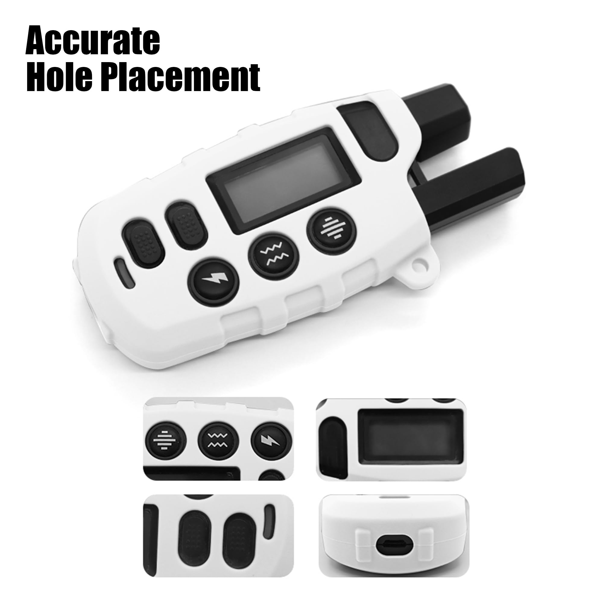 Ermorgen Compatible for Bousnic Dog Shock Collar (Model RS2) Remote Control Case, Soft Silicone Skin Protective Cover Shock-Abso