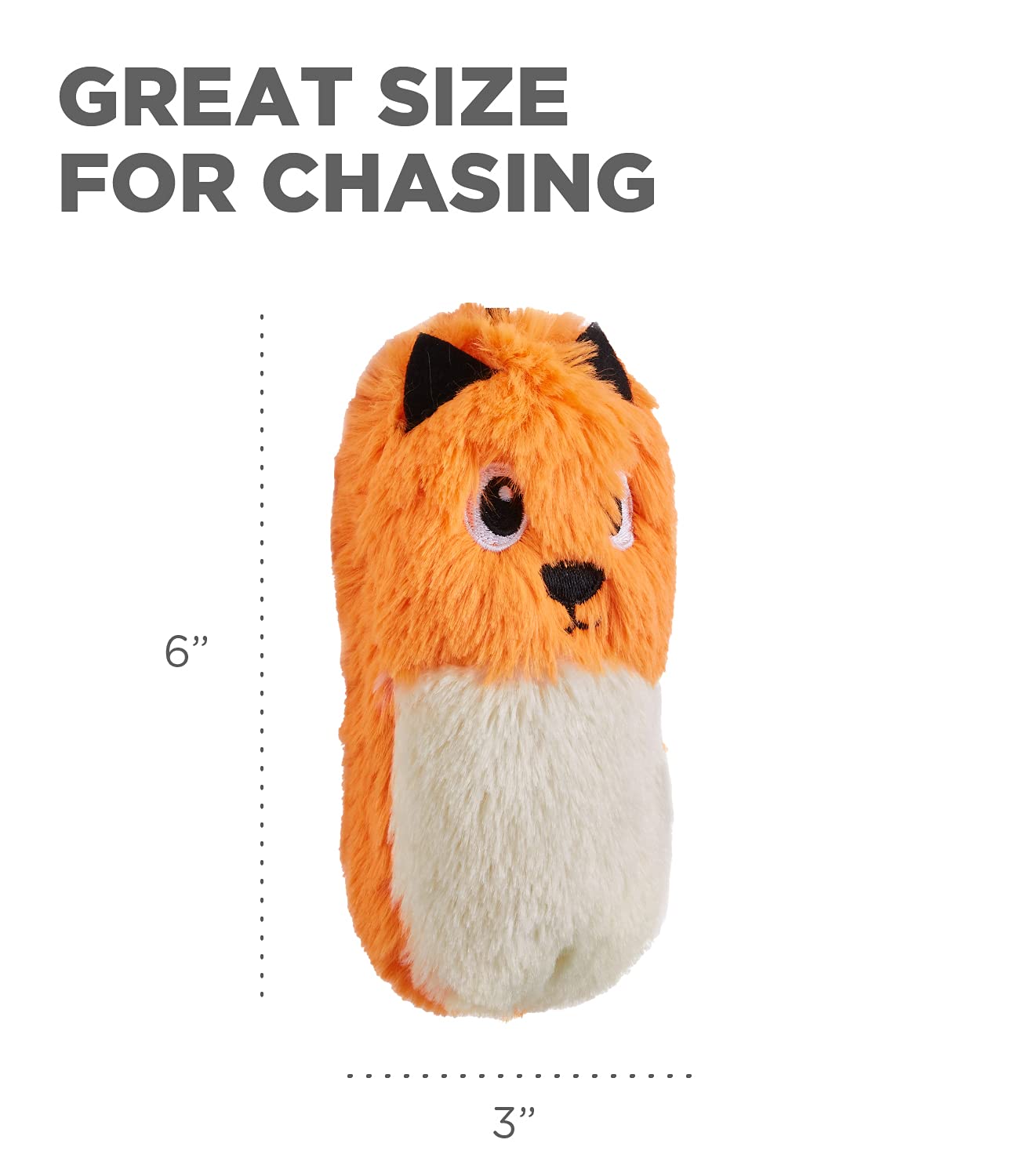 Outward Hound Tail Teaser Replacement Lure For Dog Teaser Wand, Fox