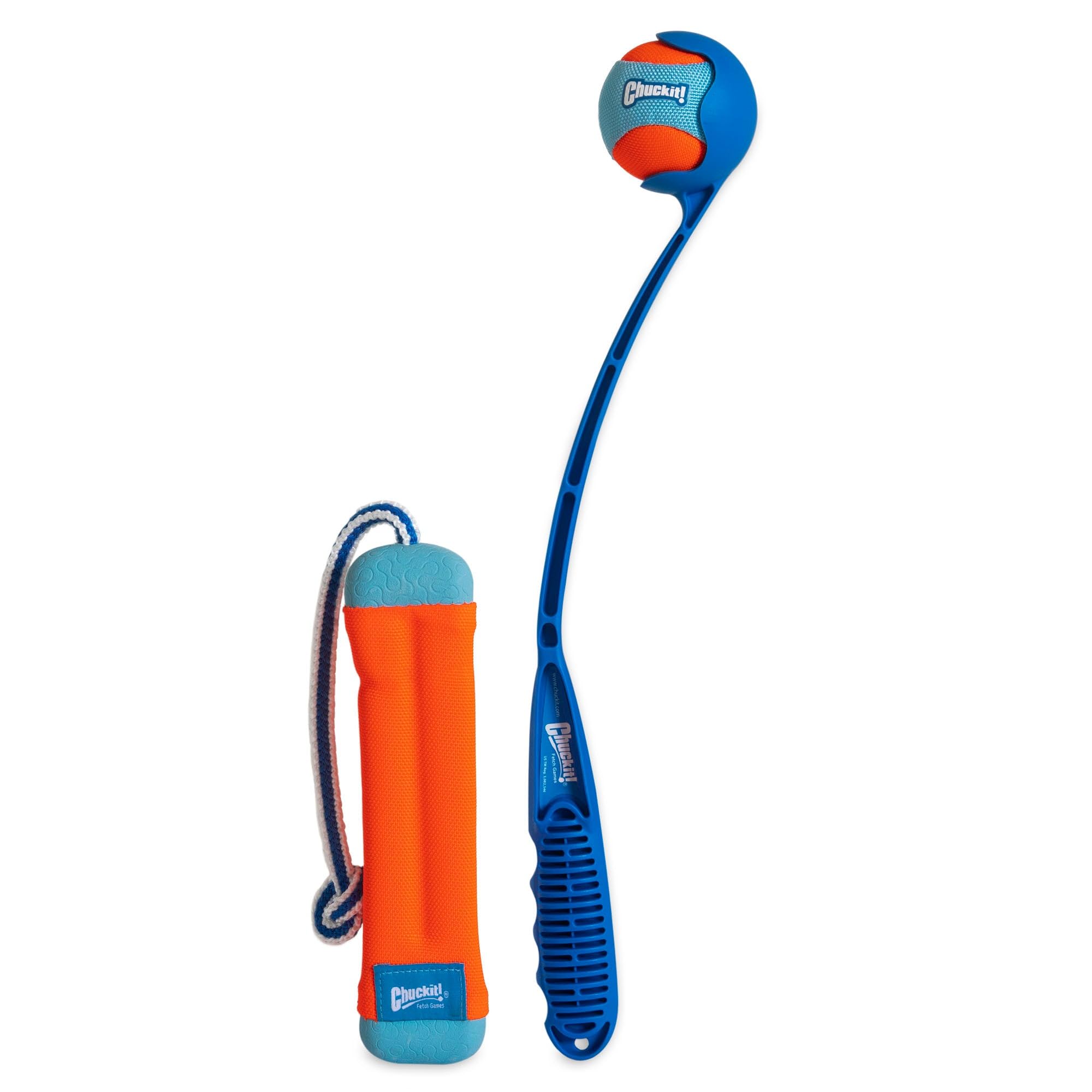 Chuckit! Amphibious Fetch Pack For Dogs  Medium Size Ball Compatible  Floating Dog Toy For Land And Water