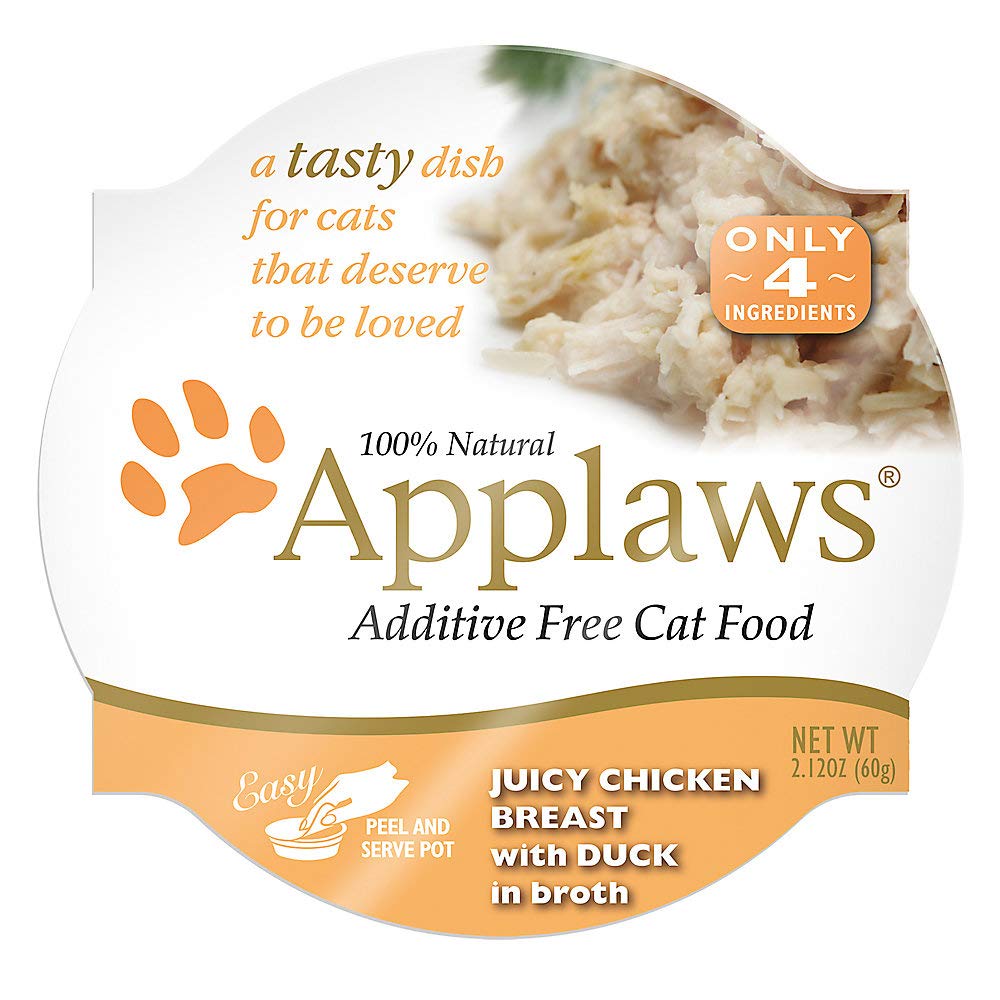 Applaws Peel and Serve Cat Food in Broth 6 Flavor Variety Bundle, 2.12 Ounces Each (12 Pots Total) by Applaws Layers