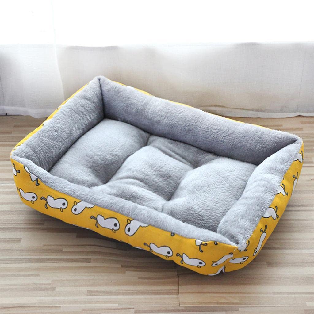 APIRILY Dog Bed Pet Bed Warm Comfortable Bed Nest House for Cat Dog Yellow M | Pet Supplies | Dog Supplies | Beds