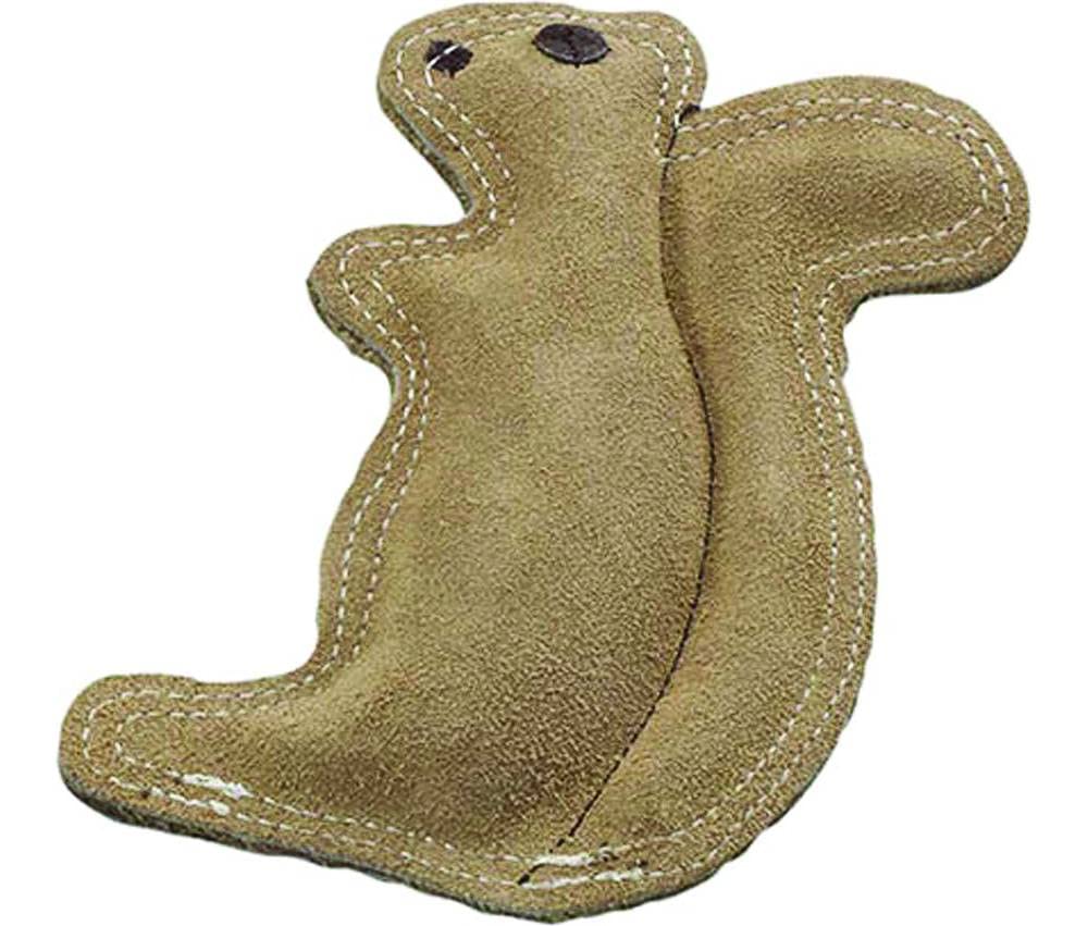Spot Dura-Fused Leather Squirrel Dog Toy 6.5' Long X 8' High - Pack Of 3
