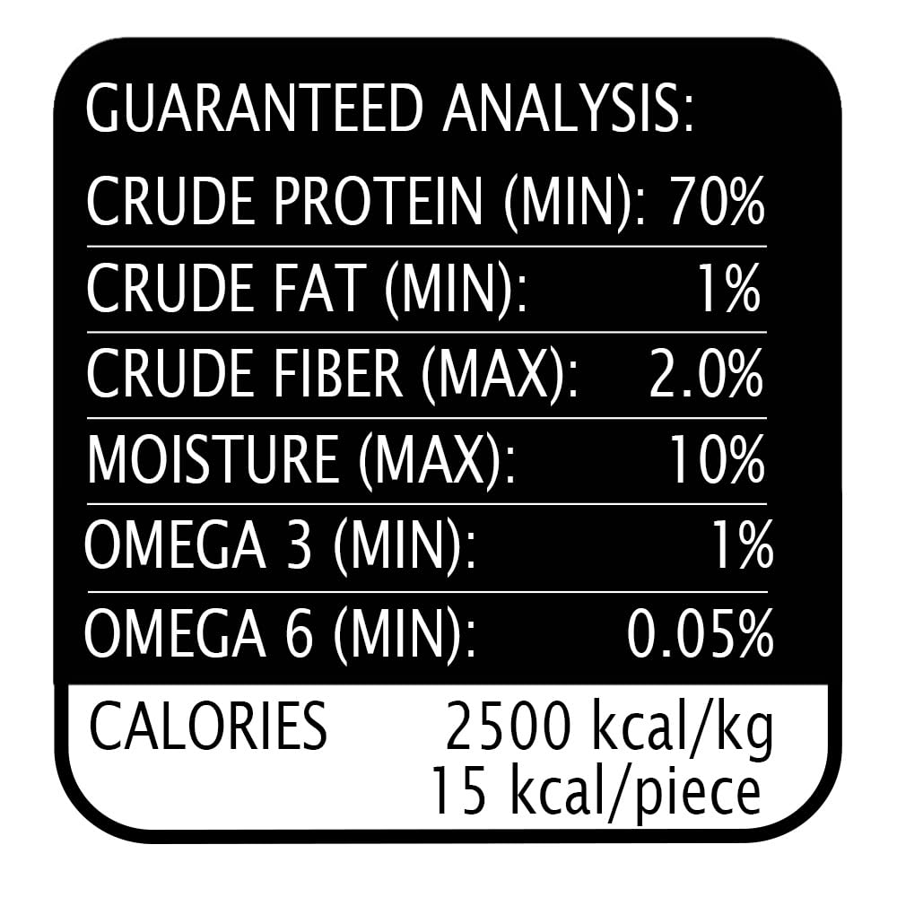 Hubert Pet Premium Cod Skin Crisps - Single Ingredient Gourmet Dog Treats, 8 oz Resealable Trial Size Bag