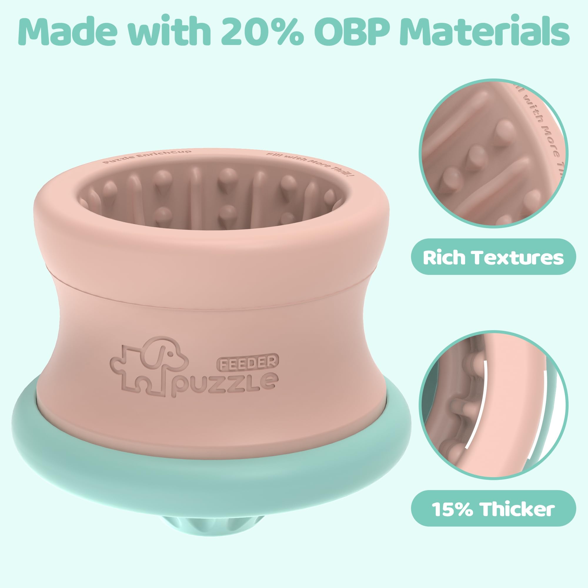 Puzzle Feeder Dog Puzzle Toys, Interactive Dog Toys To Keep Them Busy,Detachable Dog Enrichment Toys Easy To Clean, Dog Toys For