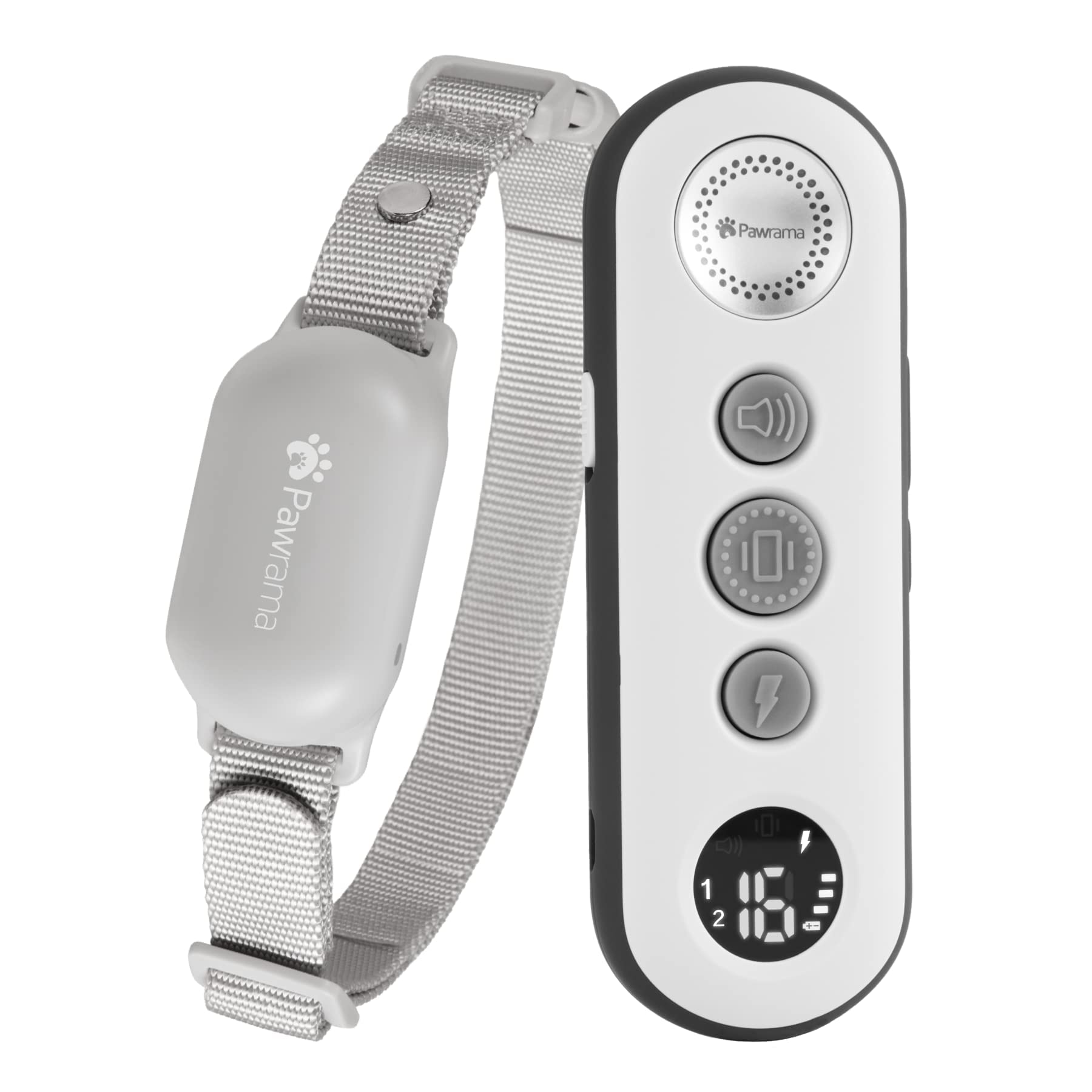 Pawrama Dog(8-120Lbs) Shock Collar With Remote 3000Ft,Grey