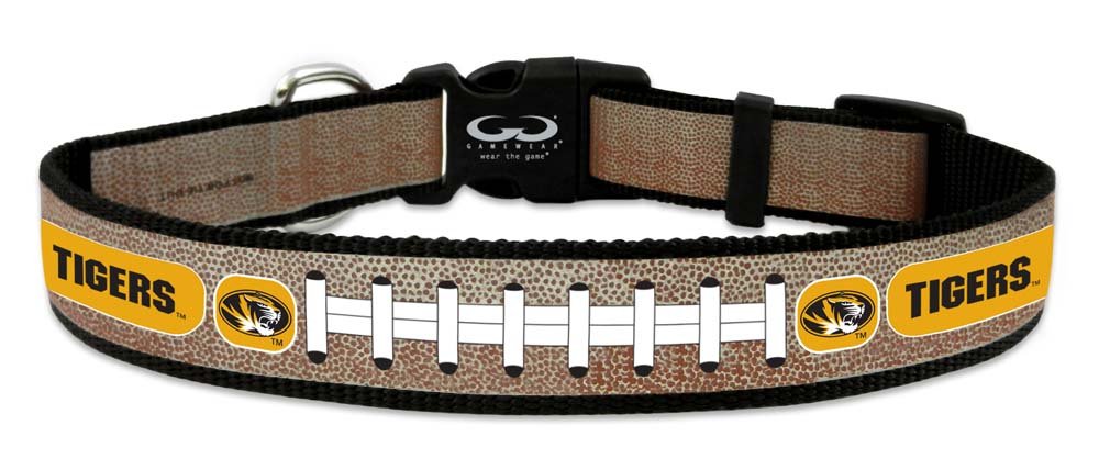 Ncaa Missouri Tigers Reflective Football Collar, Medium