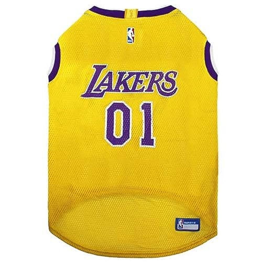 Pets First Nba Los Angeles Lakers Dog Jersey, X-Large - Tank Top Basketball Pet Jersey