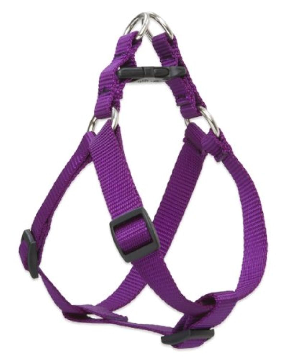 LupinePet Basics 1 Purple 24-38 Step In Harness for Large Dogs