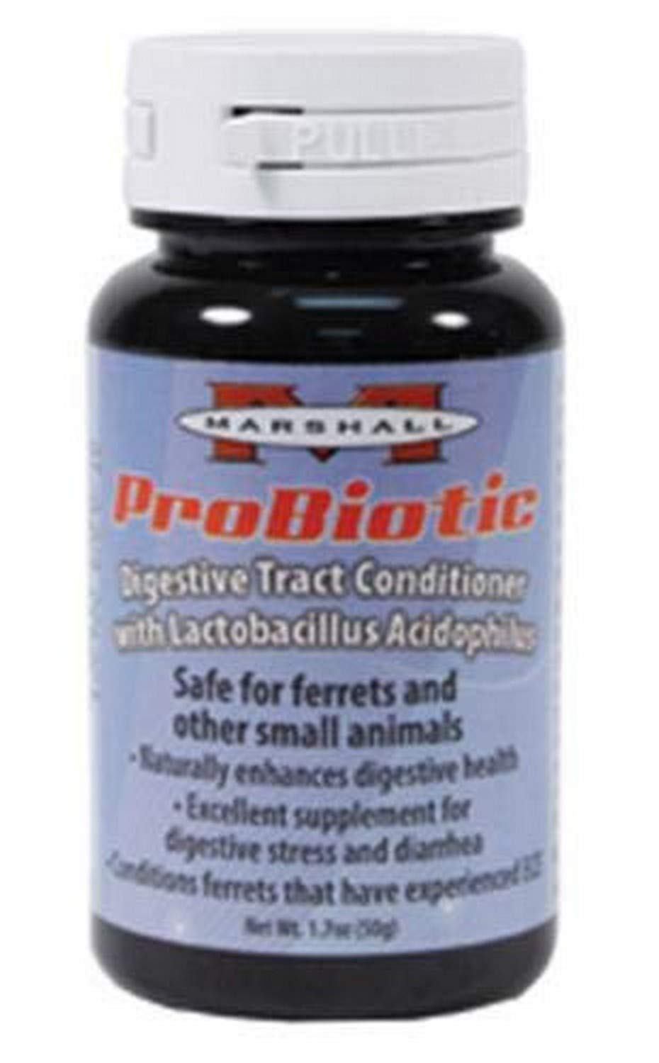 Marshall Pet Products Natural Probiotic Pet Digestive Tract Conditioner Supplement Eases Digestive Stress, ECE and Diarrhea in F