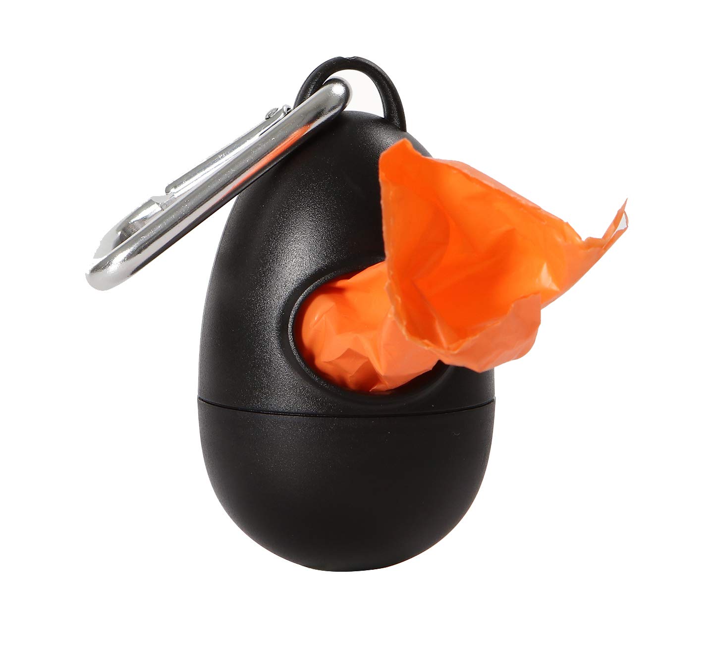 Dexas Waste Bag Dispenser with Leash Attachment, Includes 1 roll of 15 Super Strong Bags, Each Bag Measures 12.5 x 8.75 Inches.,