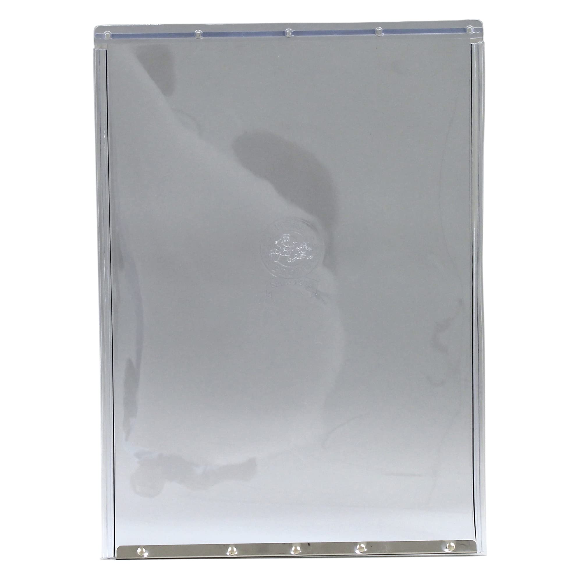 Ideal Pet Products Dsprfsl Designer Series Plastic Replacement Flap Ideal Pet Products Plastic-Aluminum, Clear, Super Large 15''