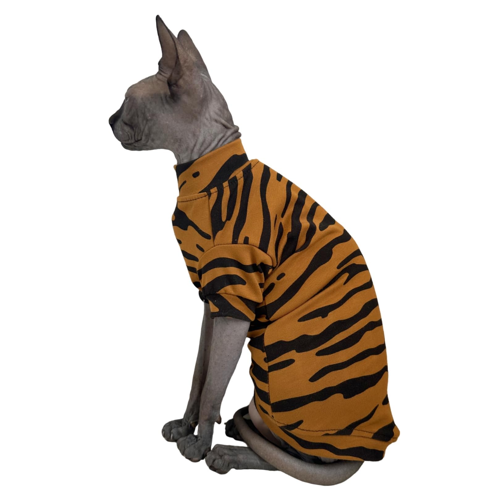 Limited Edition Sphynx Cat Cotton T-Shirts Hairless Cat Sweatshirt Pet Kitten Clothes Round Collar Kitten Shirts Vest Cats & Sma