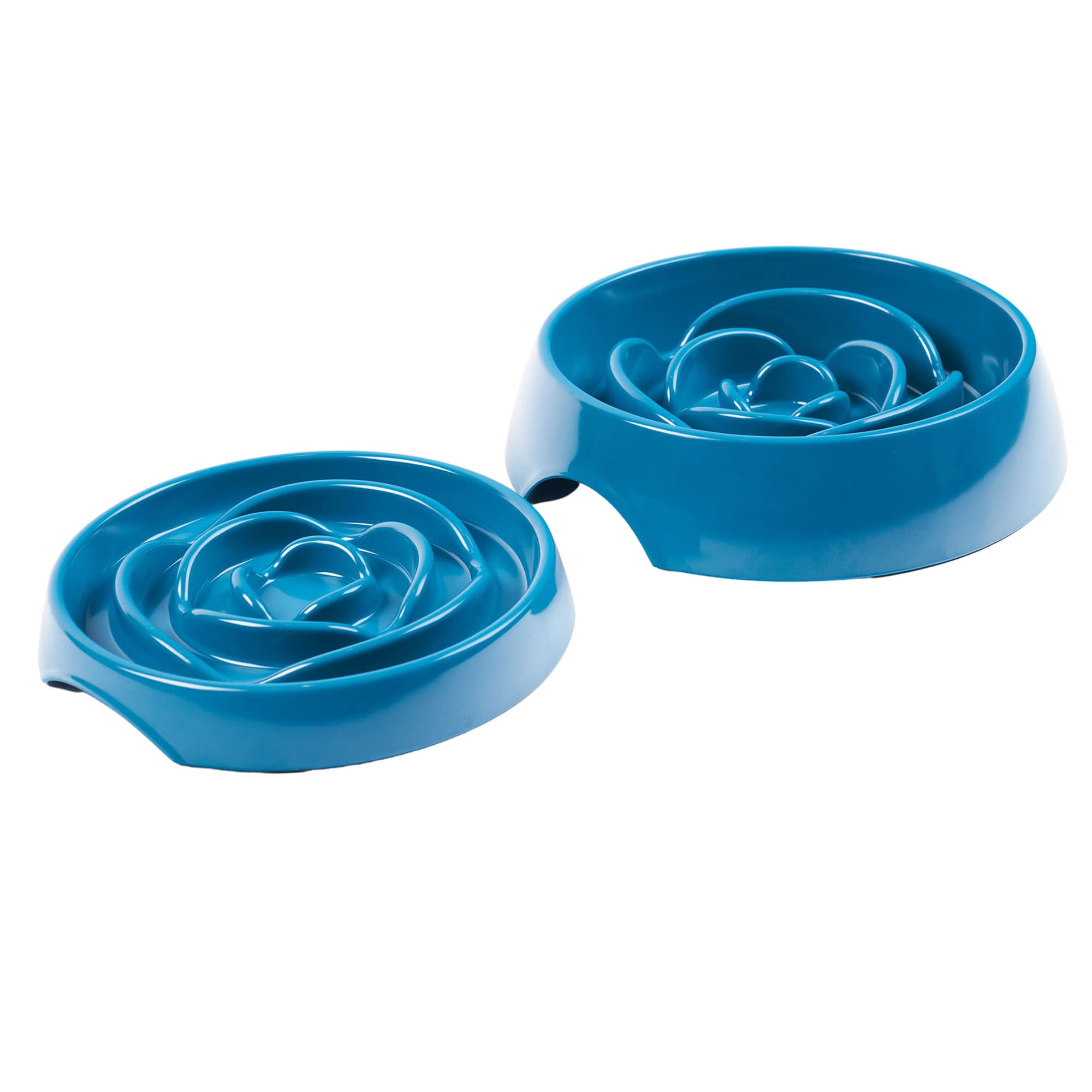 Messy Mutts Dog Slow Feeder Blue 3 Cups