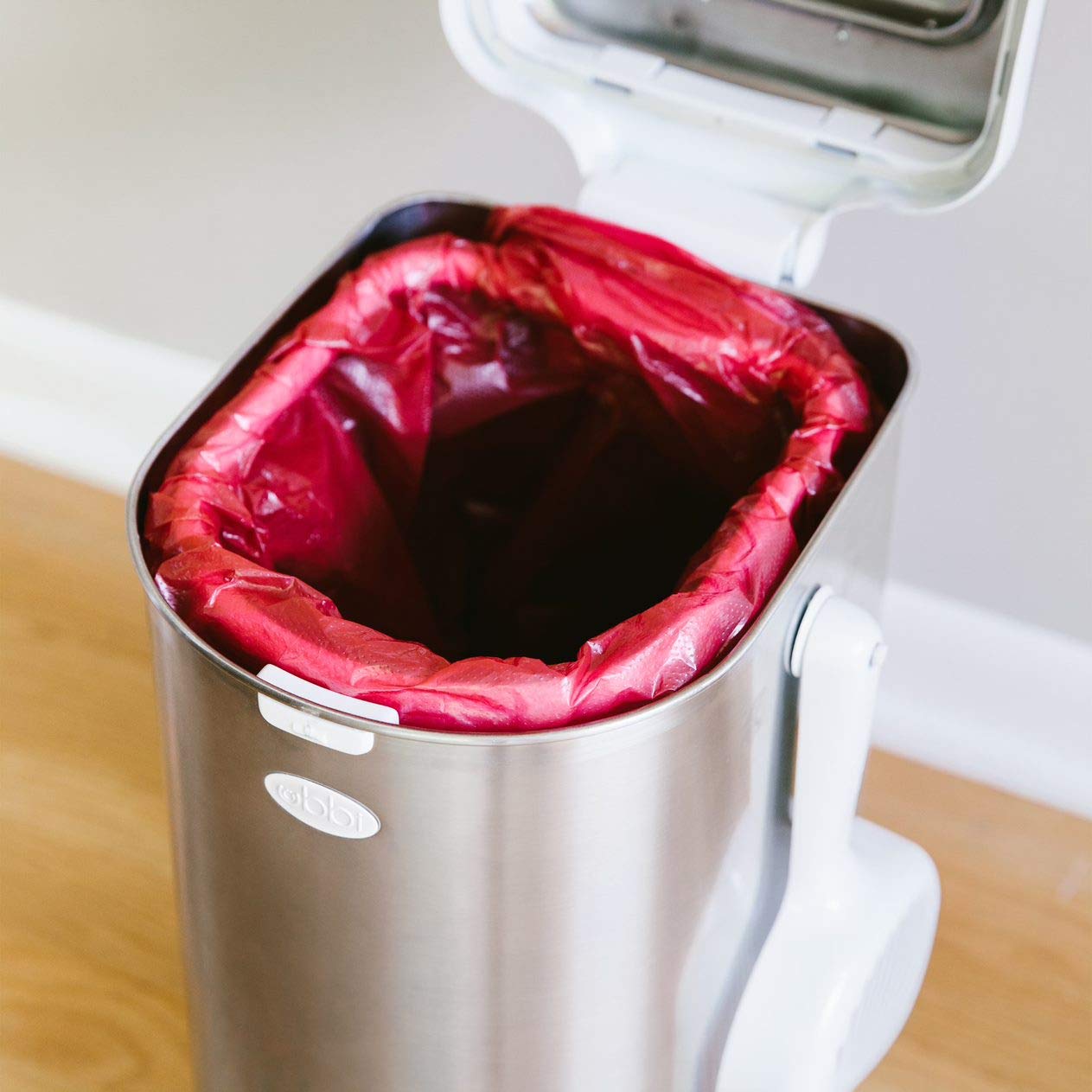 Ubbi Pet Waste Pail Bags, Cat Litter Box Cleaning Solution, Litter Pail Bags, 25 Count Value Pack