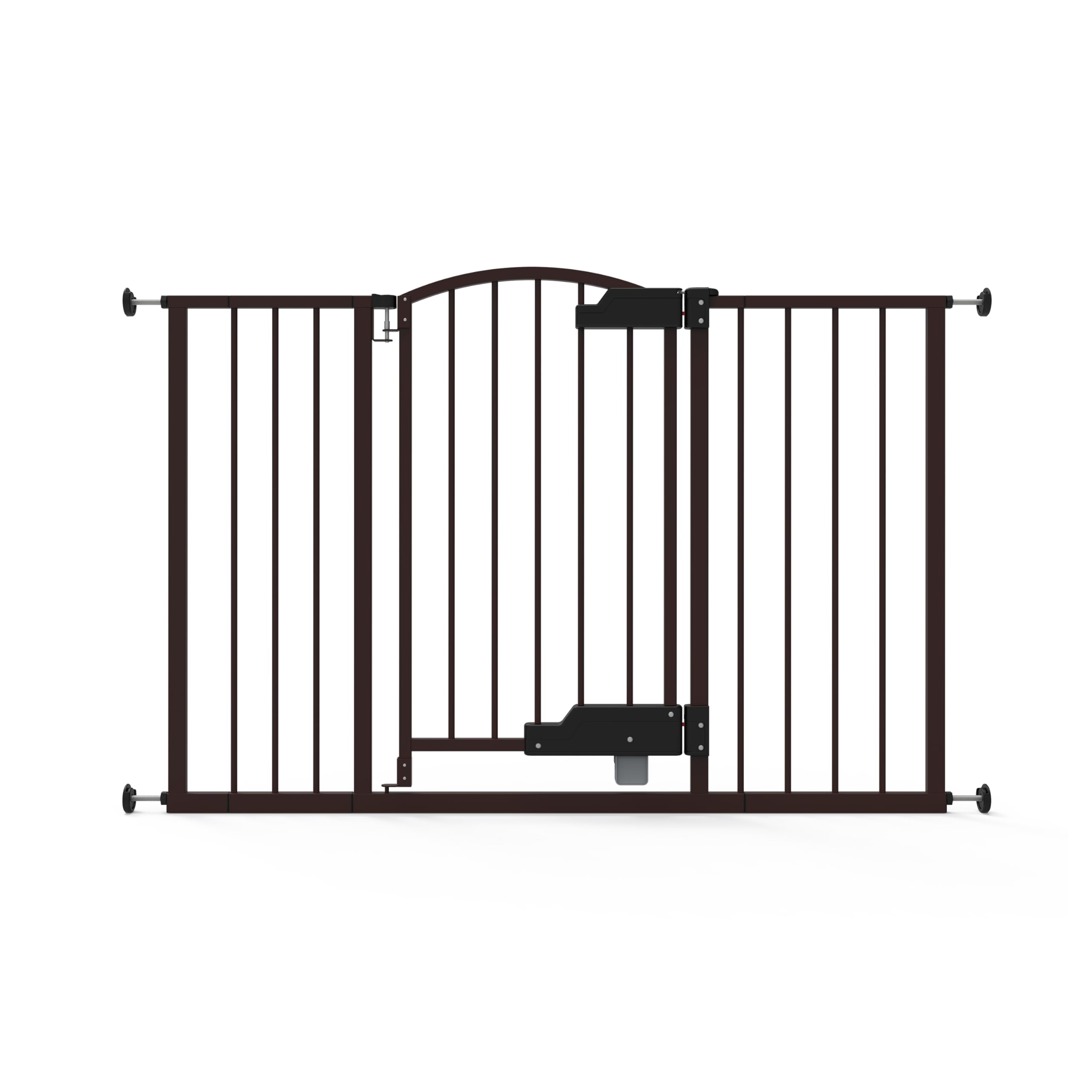Ingenuity Thruway 52W Series Pet And Baby Gate With Glideopen, 29'-52' Wide, 28' Tall, Pressure Or Hardware Mounted, Install On Wall Or Banister In Doorway Or Hallway - Espresso