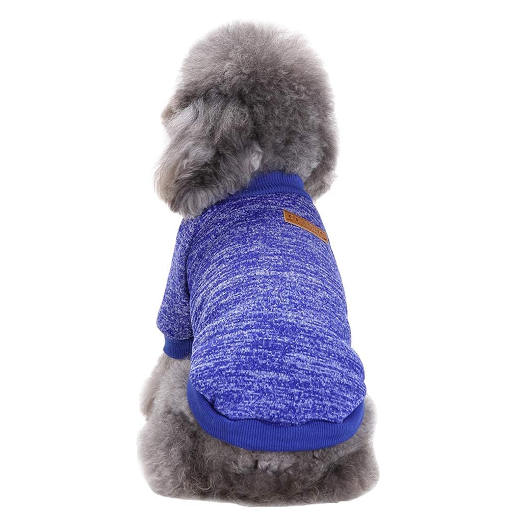 Jecikelon Dog Clothes Dogs Sweater Soft Puppies Clothing Winter Puppy Sweaters Warm Outfit For Dogs Small Xxs Xs Cat Apparel (X-