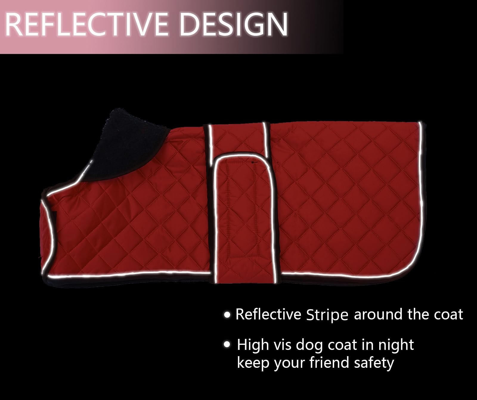 Morezi Dachshund Coats, Dachshund Coat, Coat For Dachshund, Dog Winter Coat With Padded Fleece Lining, Outdoor Dog Apparel With Adjustable Bands - Red - Xs