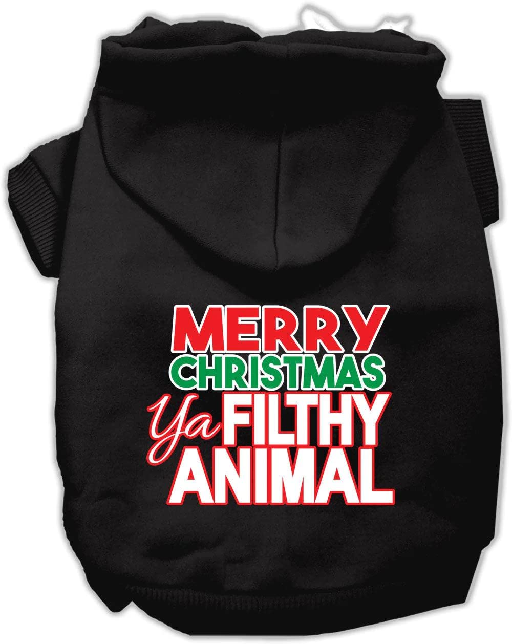 Ya Filthy Animal Screen Print Pet Hoodie Black Xs 8