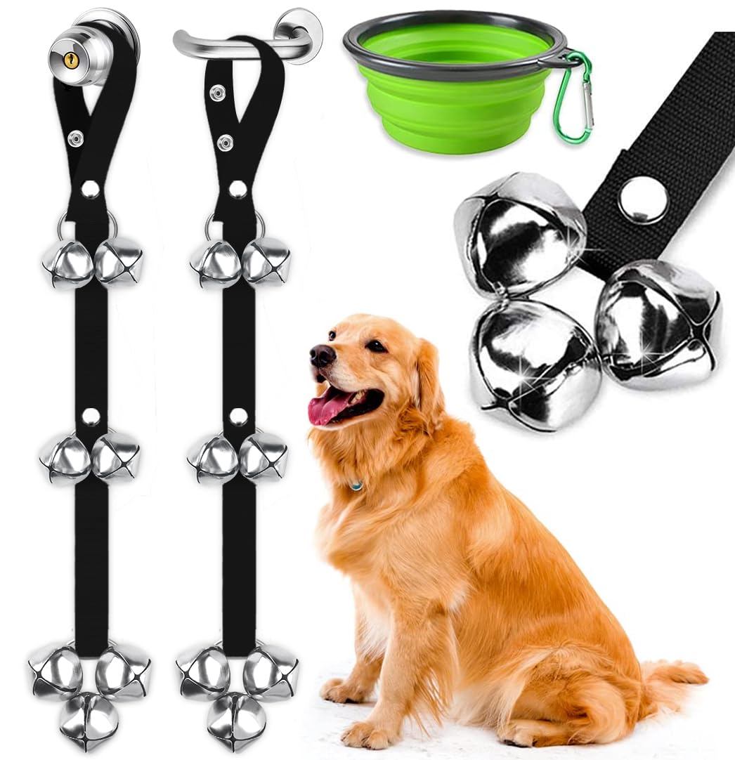 Bluetree 2 Pack Dog Doorbells Premium Quality Training Potty Adjustable Potty Training Your Puppy The Easy Way - 7 Extra Large L