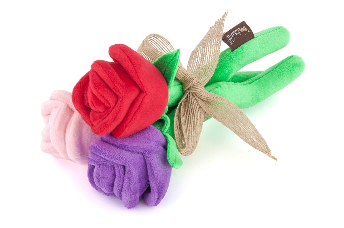 P.L.A.Y. Cute Plush Dog Toys - Puppy Love Valentine'S Day Themed Durable Squeaker Chew Toy, Great For Puppies & Small, Medium, L