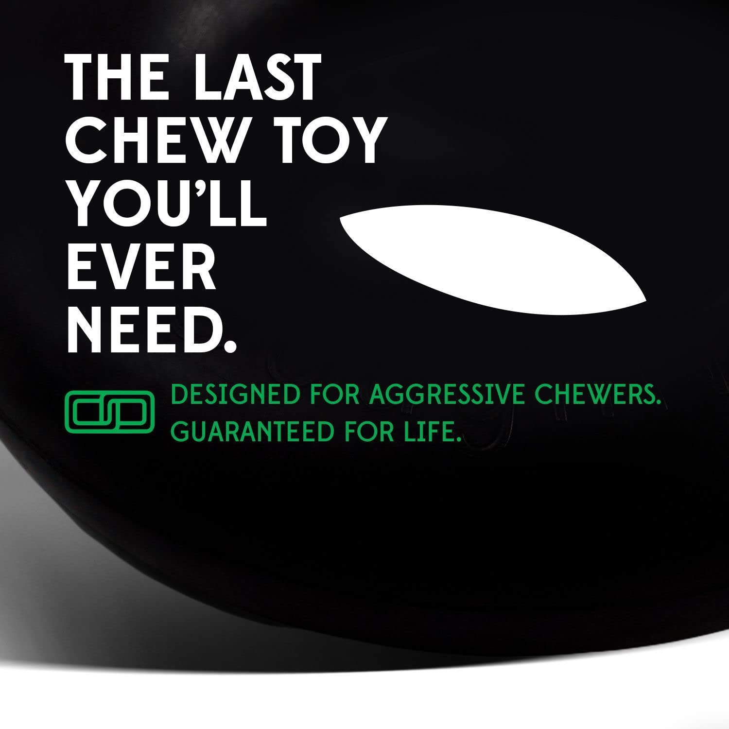 Goughnuts Dog Toys for Aggressive Chewers | Small Tougher Pro 50 Rubber | Model 609595876177 | Indestructible for Pit Bulls