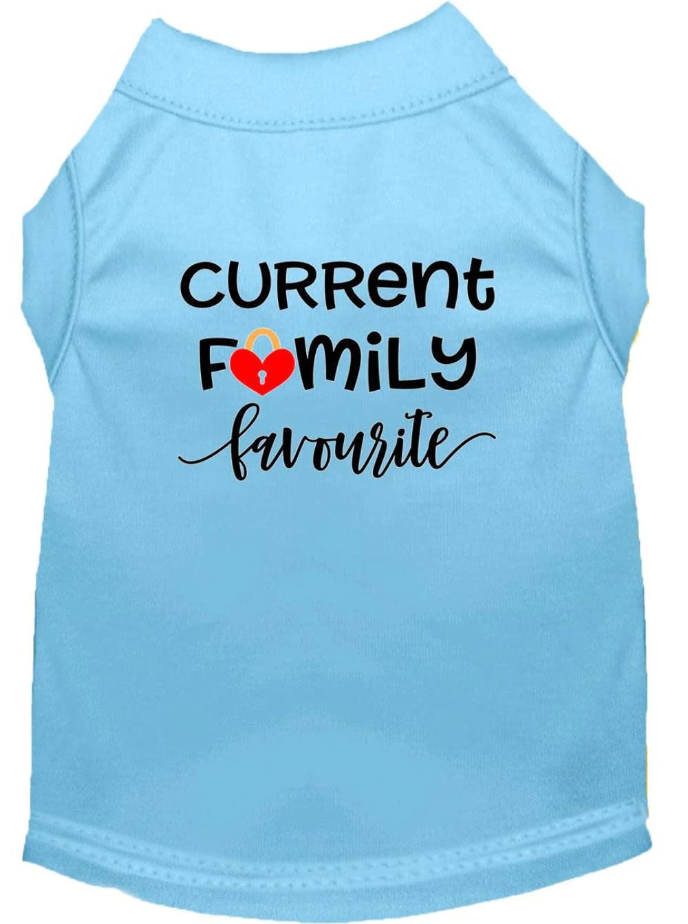 Mirage Pet Products Family Favorite Screen Print Dog Shirt Baby Blue Sm