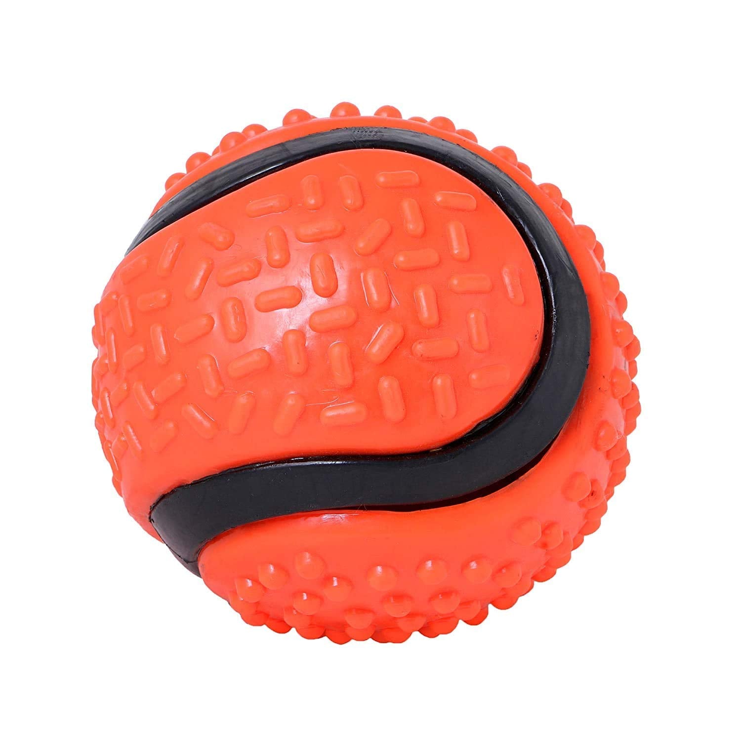 Blackdog Big Hard Squeeze Rubber Durable Ball (4.5 Inch) For Adult Dogs