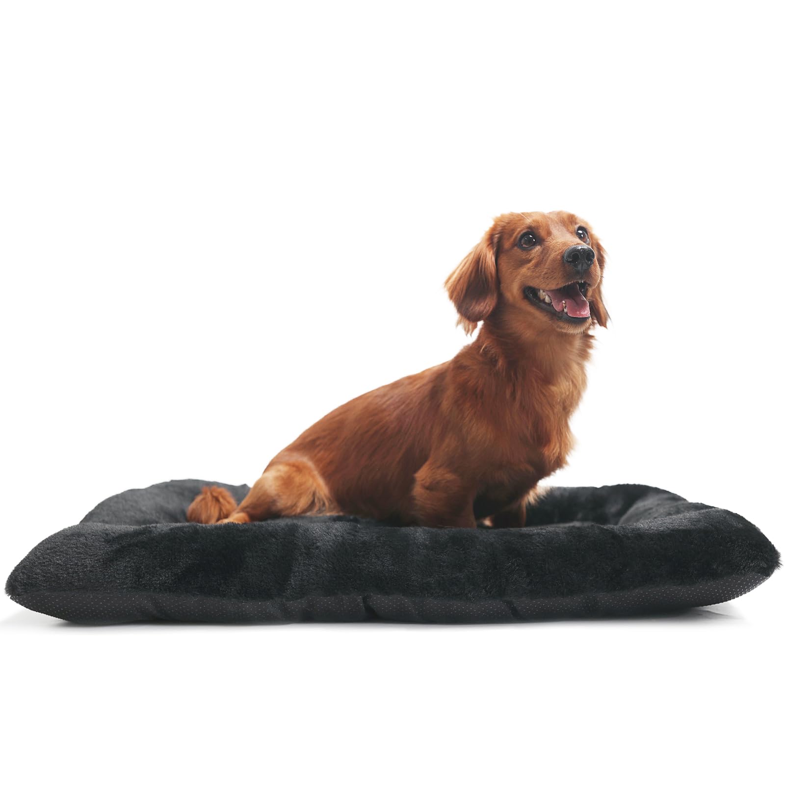 Zihapgpzp 30 Inch Dog Crate Bed Pad For Kennel Or Cage Washable,Soft Cozy Dog Crate Mat Fit Medium Dogs Up To 30 Lbs,Pet Sleepin
