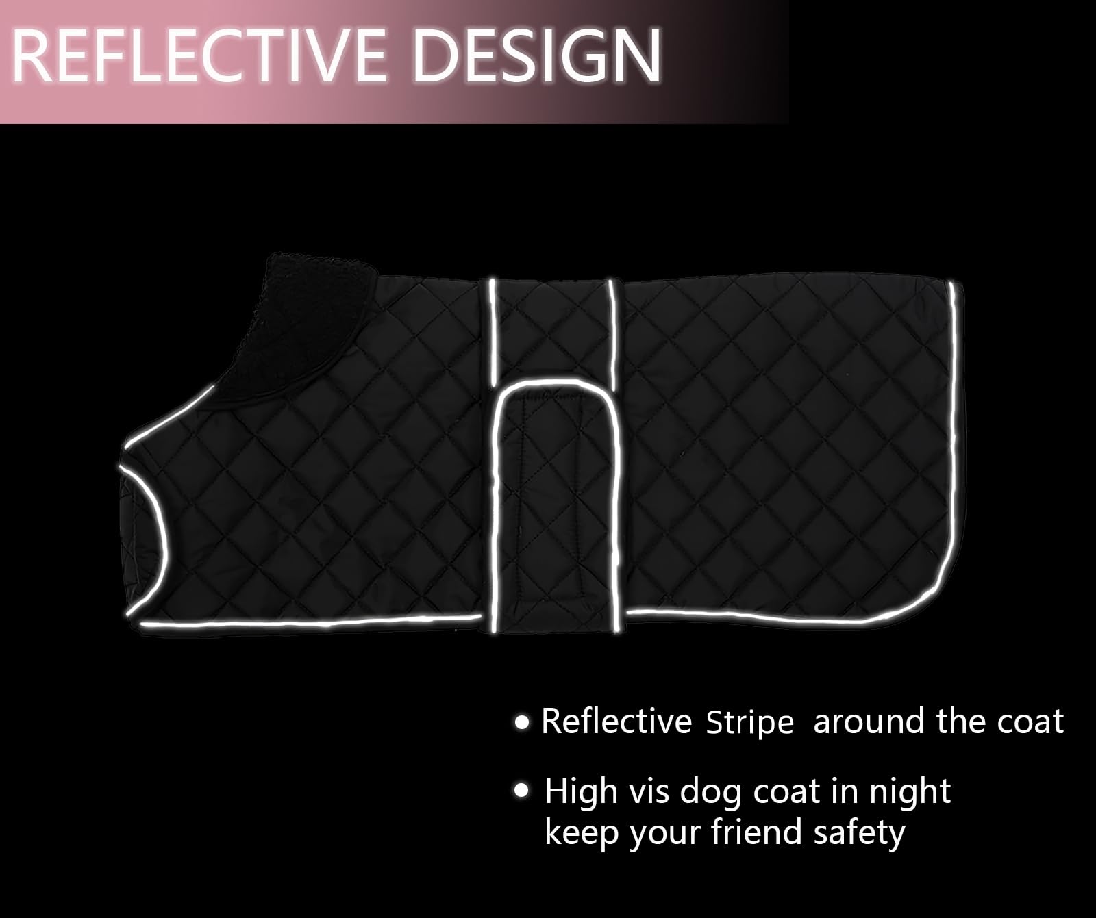 Morezi Dachshund Coats, Dachshund Coat, Coat For Dachshund, Dog Winter Coat With Padded Fleece Lining, Outdoor Dog Apparel With Adjustable Bands - Black - S